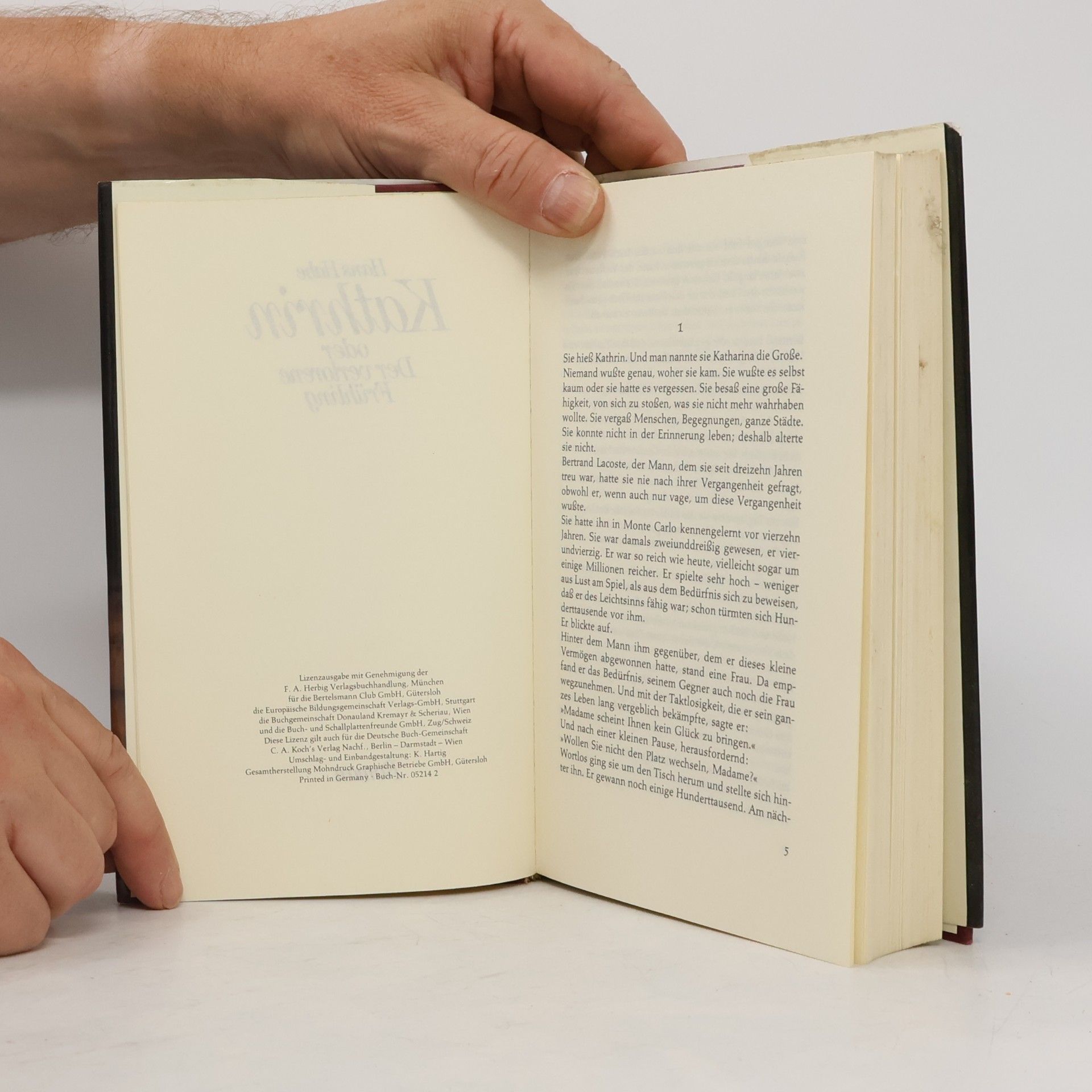 Hans Habe Kathrin oder Der verlorene Frühling