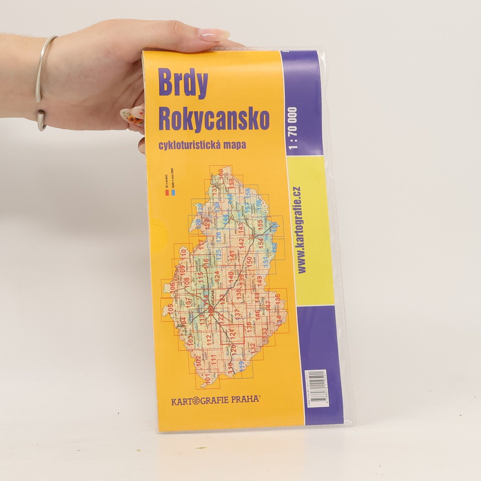Kolektiv autorů 1: 70T(121)-Brdy, Rokycansko (cyklomapa)