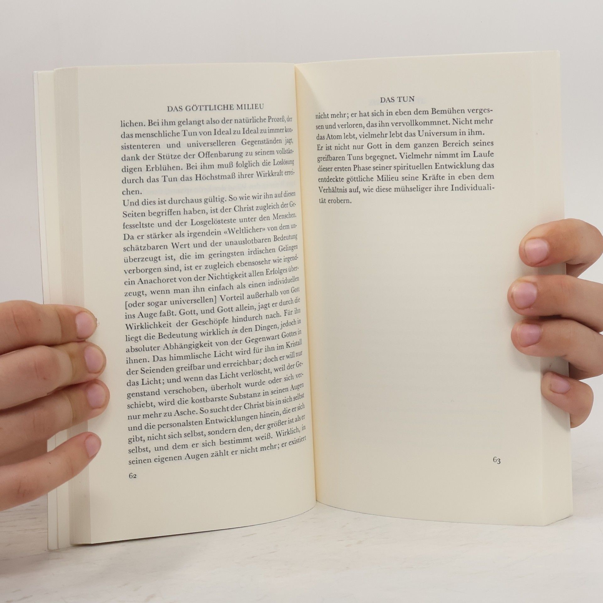 Pierre Teilhard de Chardin Das göttliche Milieu. Ein Entwurf des Inneren Lebens.