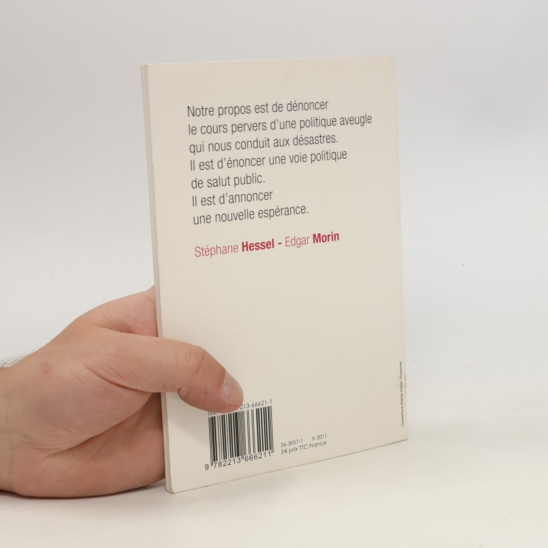 Stéphane Hessel Le chemin de l'espérance