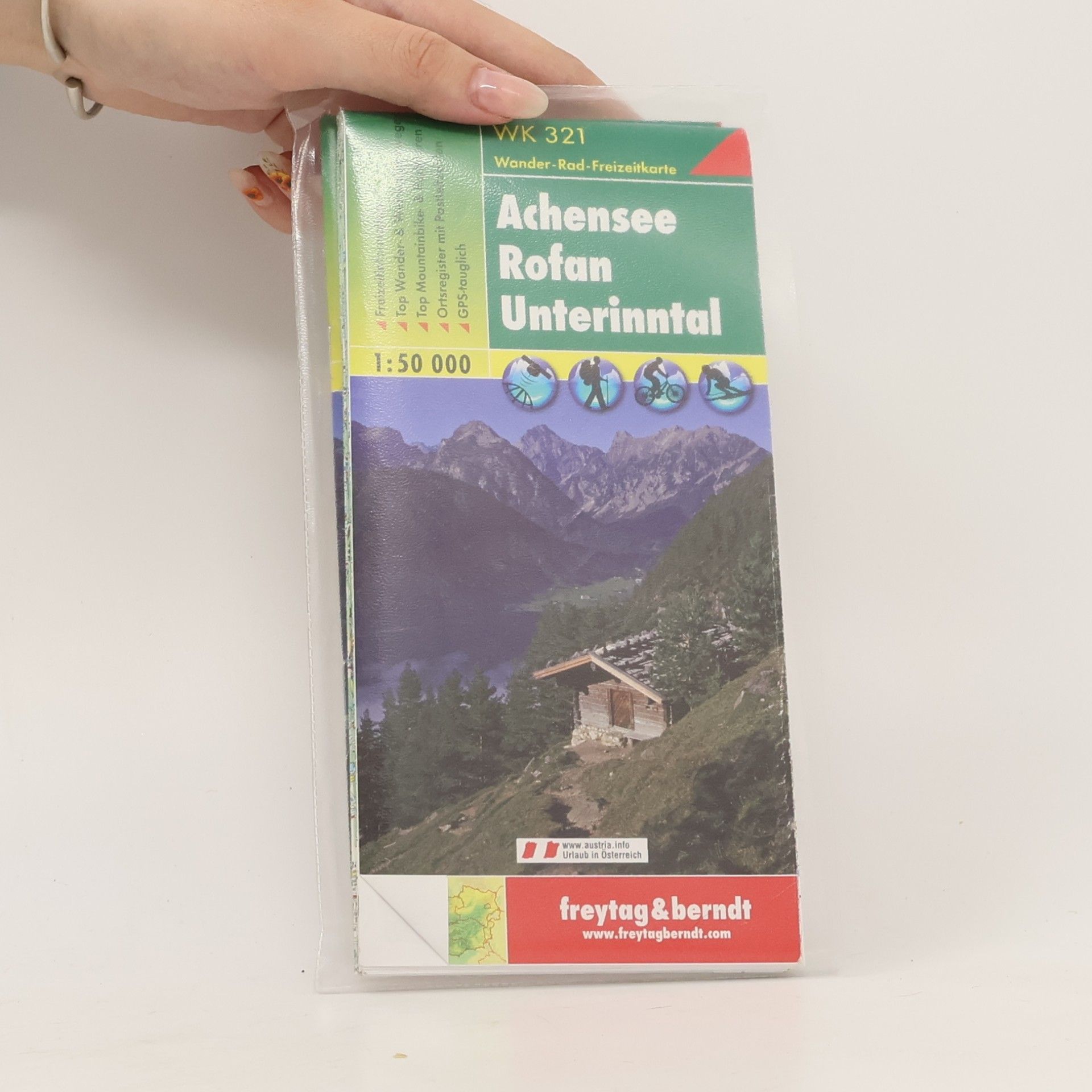 AA.VV. Freytag & Berndt Wander-, Rad- und Freizeitkarte Achensee, Rofan, Unterinntal