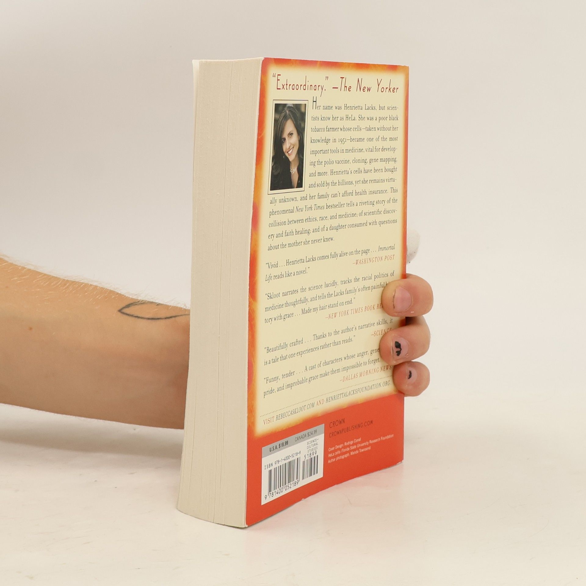 Rebecca Skloot The Immortal Life of Henrietta Lacks