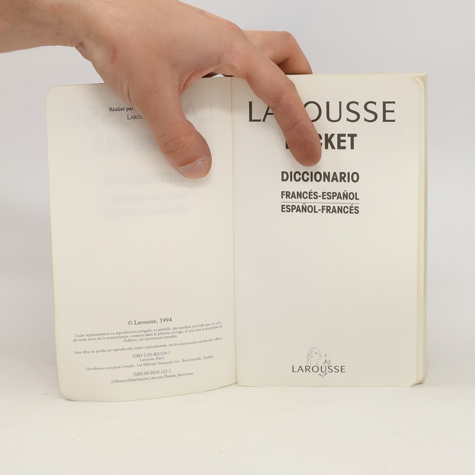 Larousse de poche dictionnaire français-espagnol, espagnol-français
