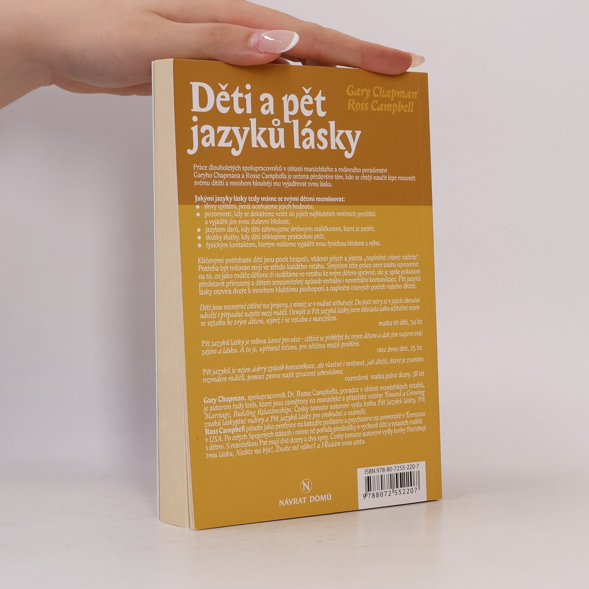 Gary Chapman Děti a pět jazyků lásky