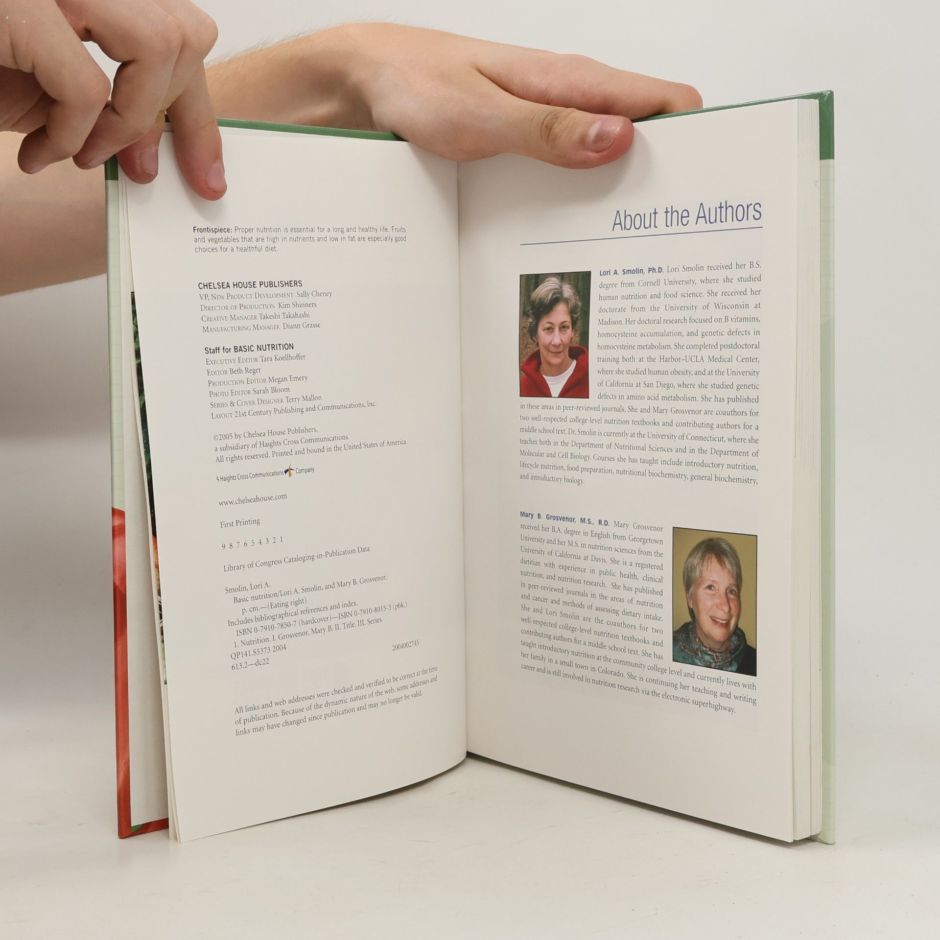 Lori A. Smolin Eating Right: Basic Nutrition