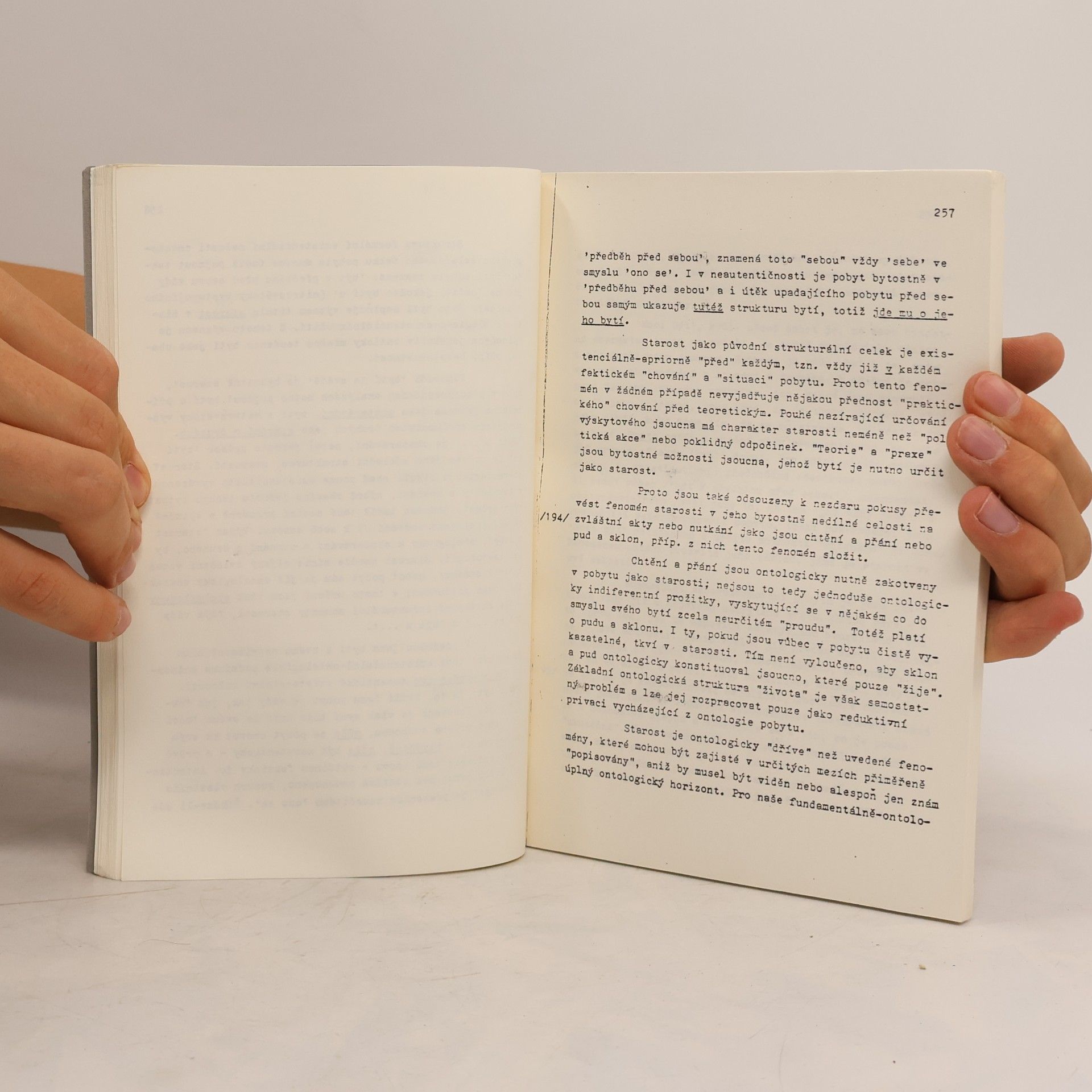 Martin Heidegger Bytí a čas 1-7