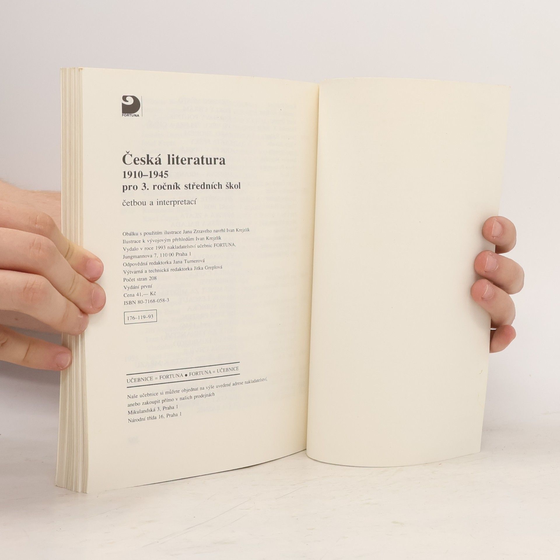 Kolektiv autorů Česká literatura 1910-1945 pro 3. ročník středních škol