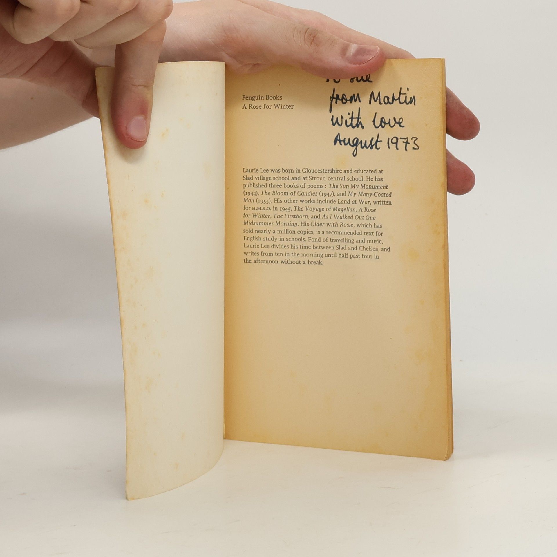 Laurie Lee A Rose for Winter