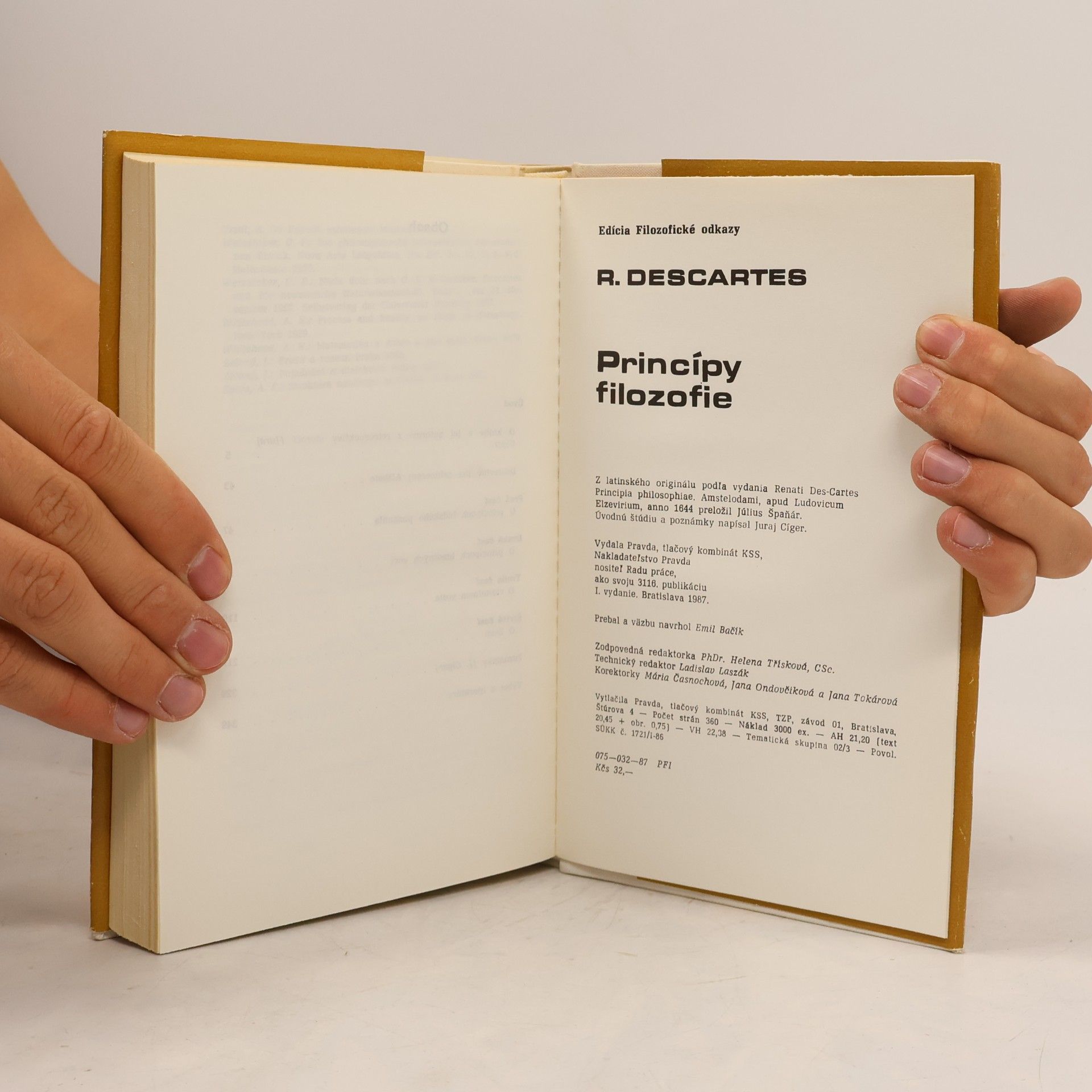 René Descartes Princípy filosofie