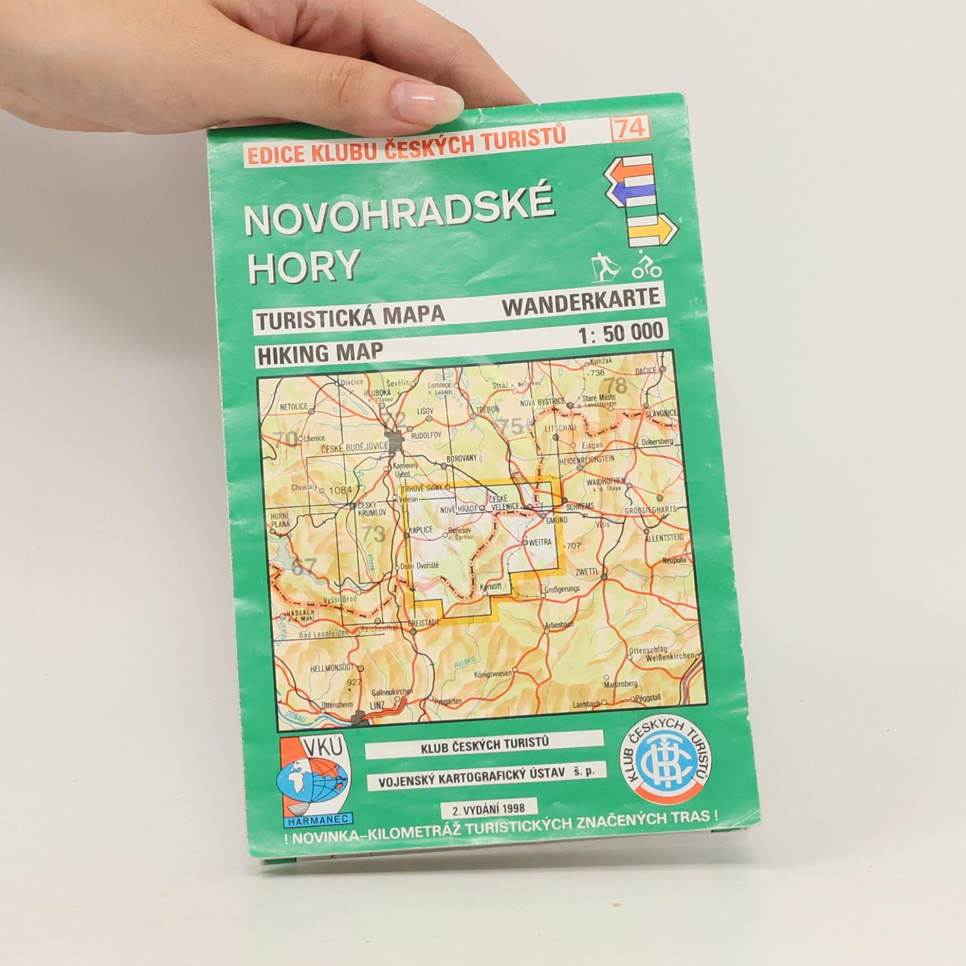 AA.VV. Novohradské hory turistická mapa 1:50 000