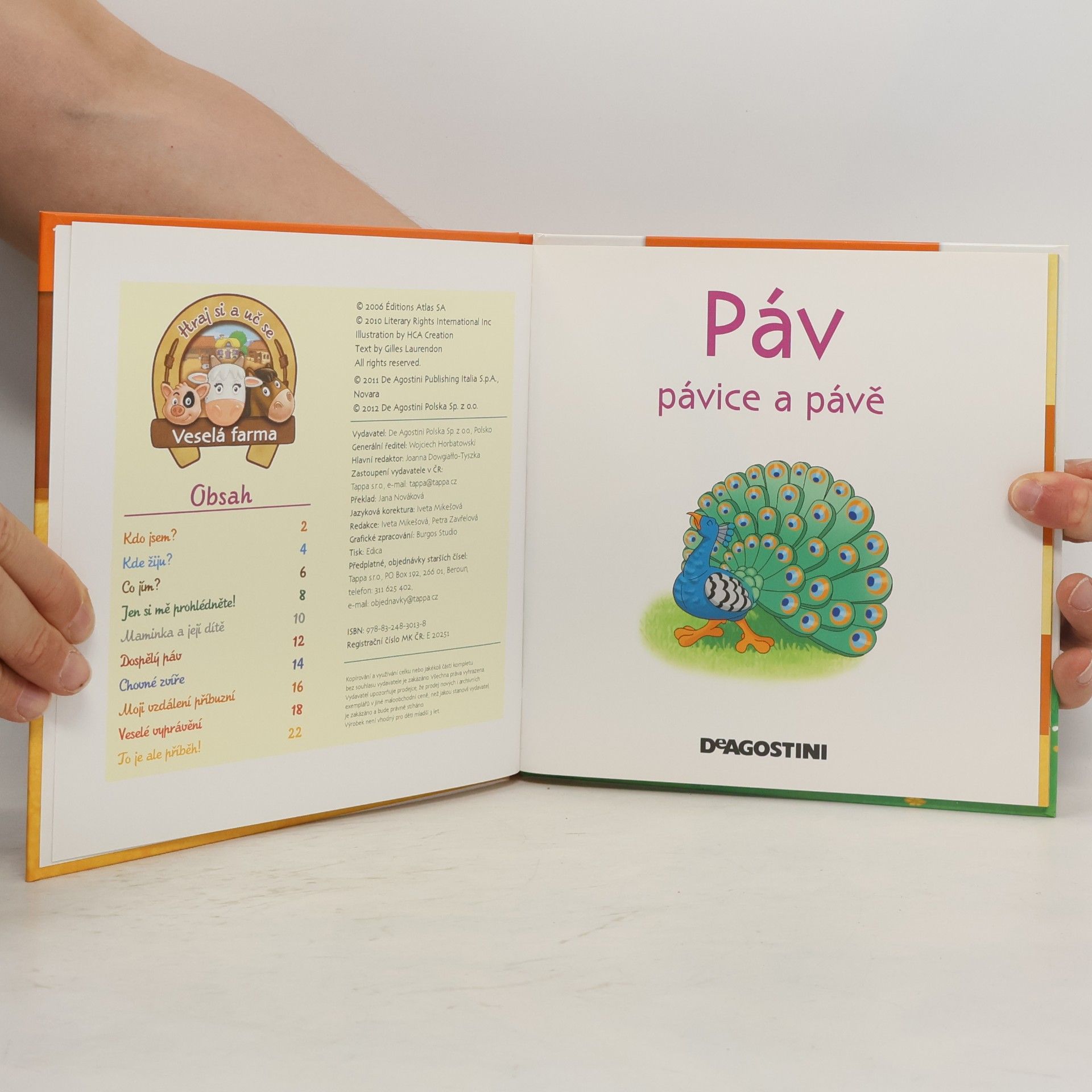 Gilles Laurendon Na dvorku 10. Páv