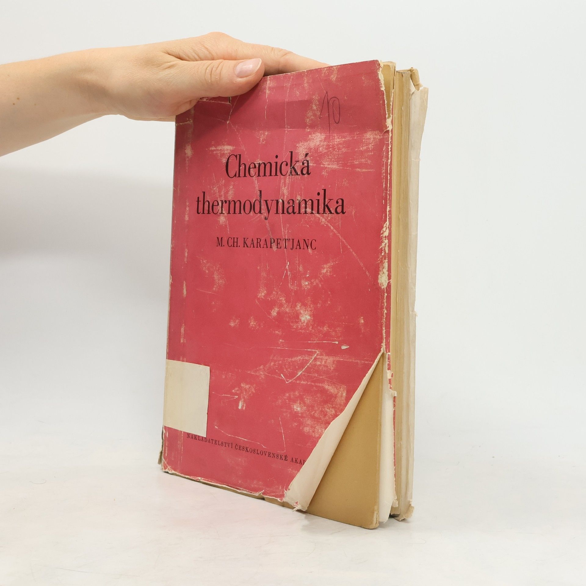 M. Ch. Karapetjanc Chemická thermodynamika