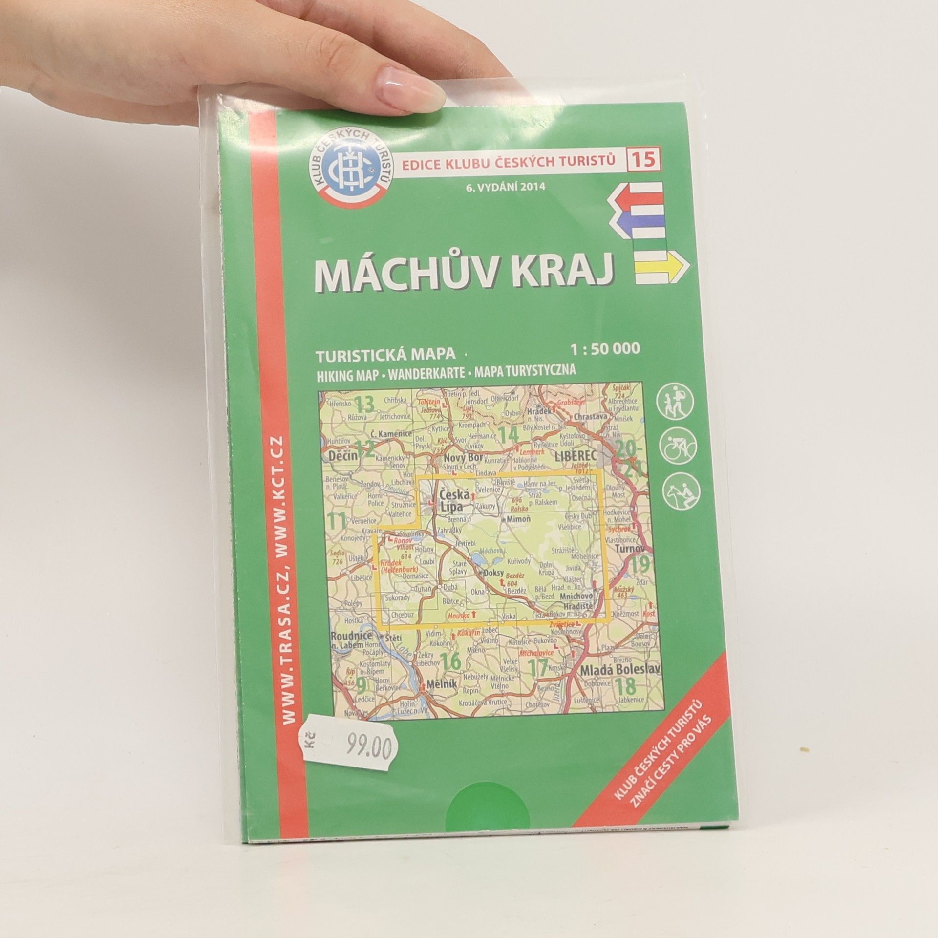 Various authors Máchův kraj turistická mapa 1:50 000