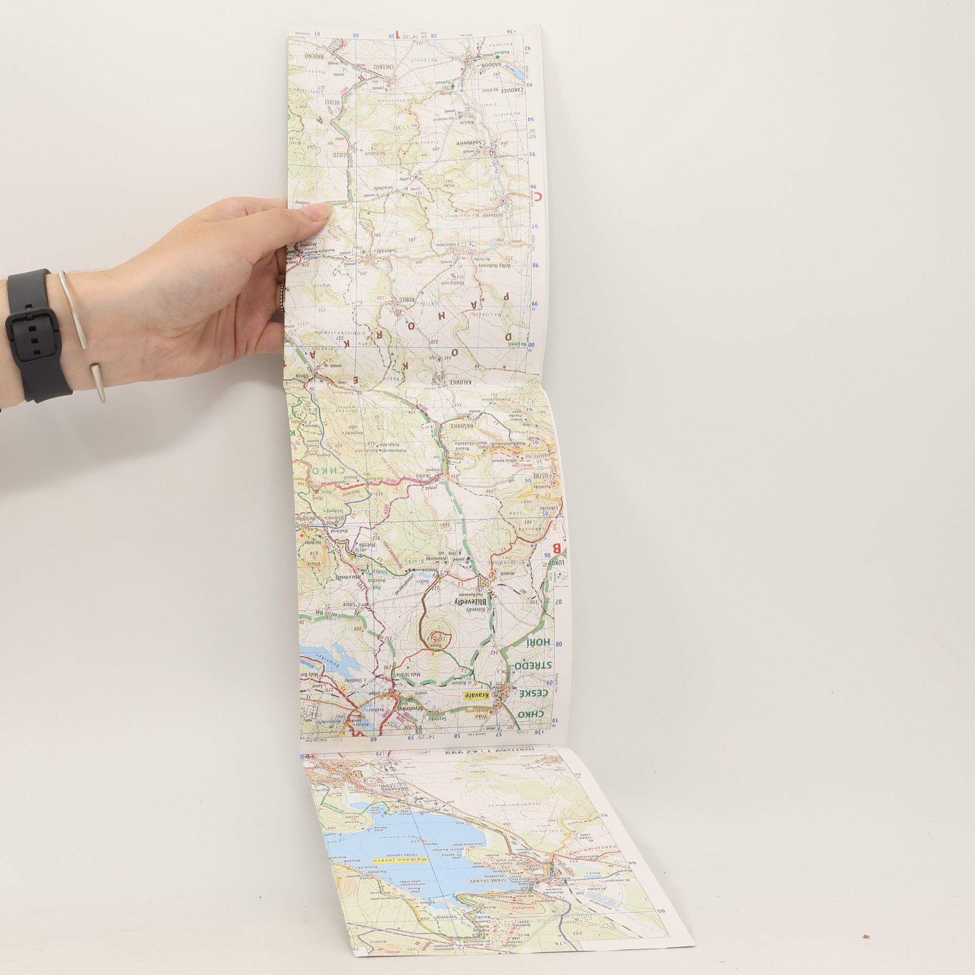 Autores varios Máchův kraj turistická mapa 1:50 000