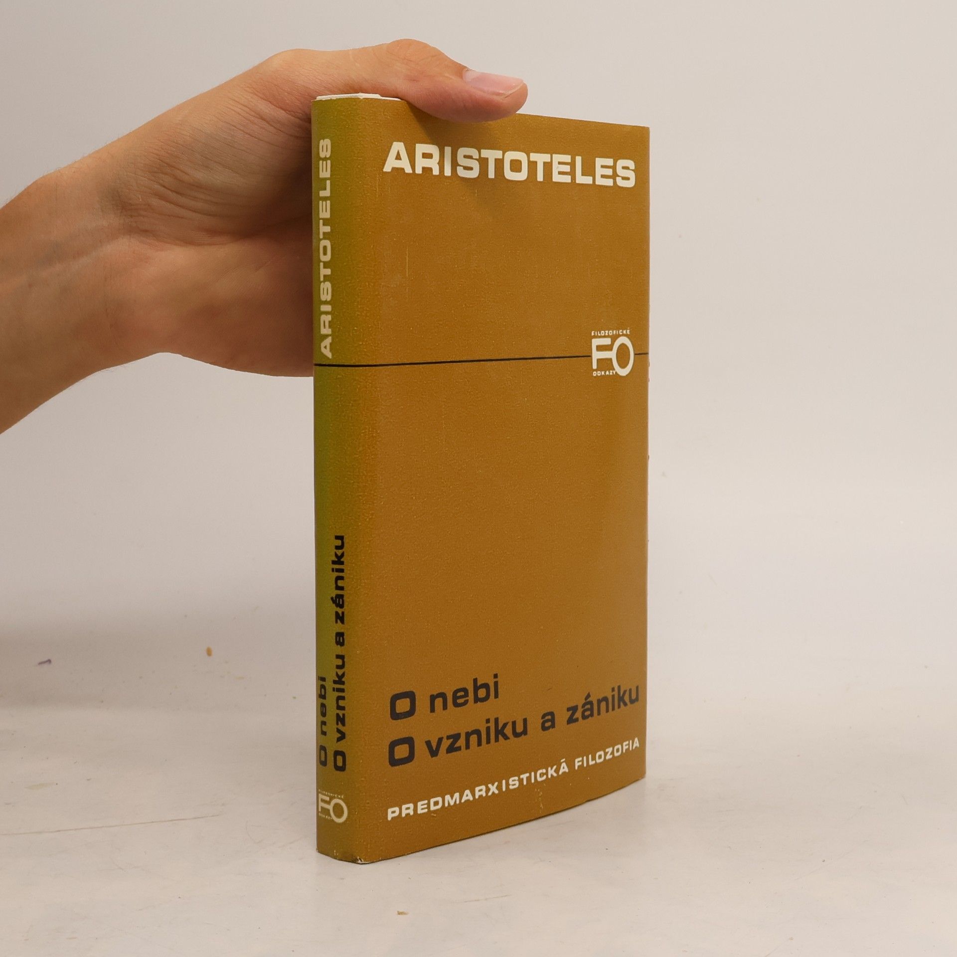 Aristoteles O nebi. O vzniku a zániku