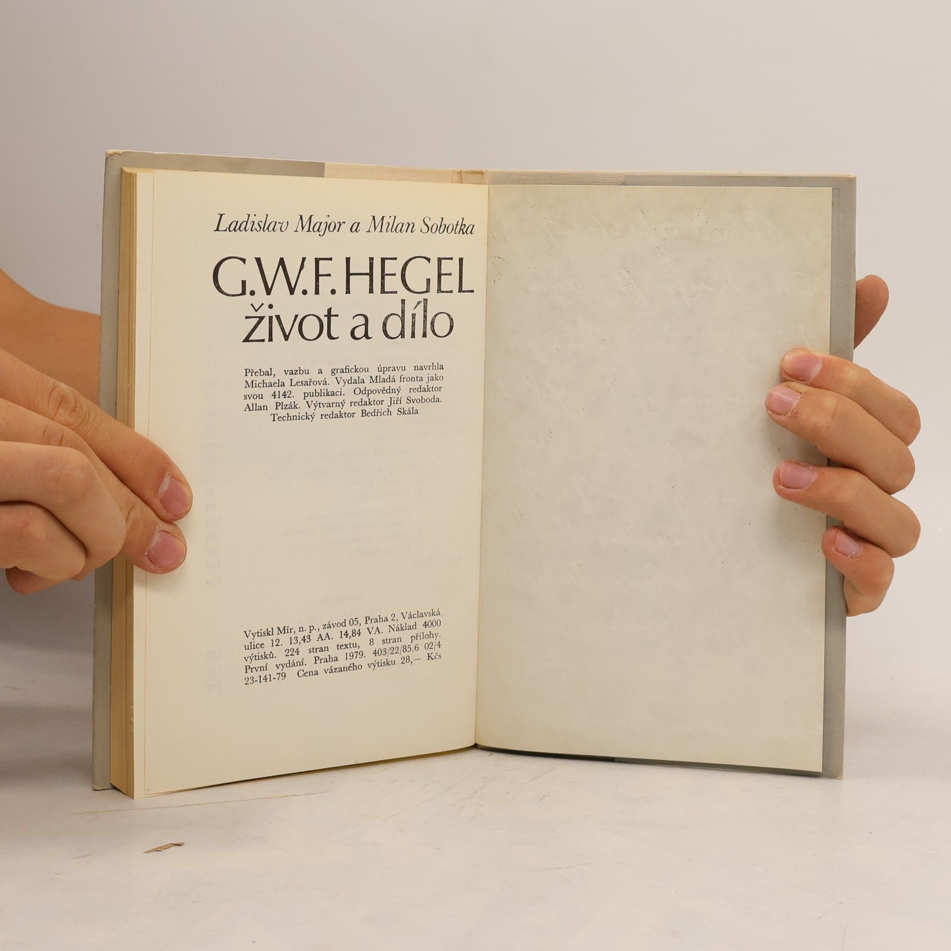 Ladislav Major G. W. F. Hegel. Život a dílo