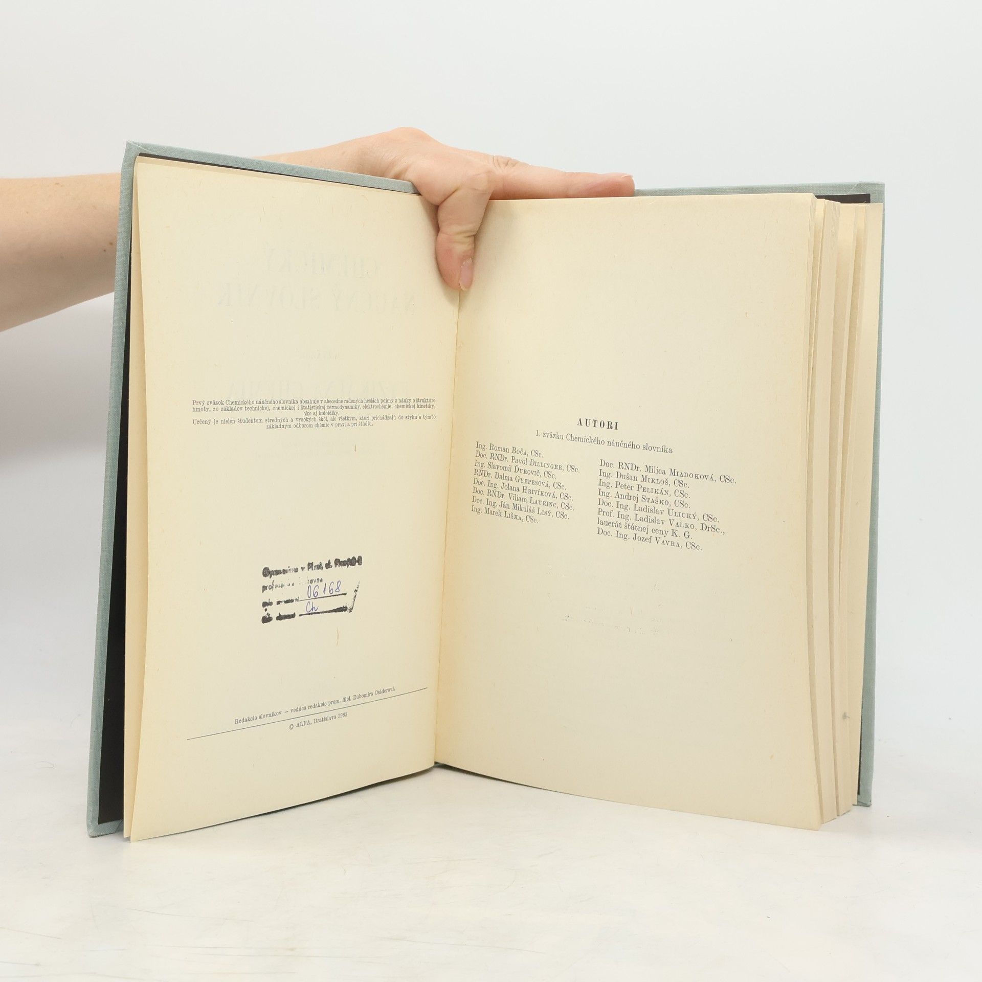 Kolektiv autorů Chemický náučný slovník 1 A-Z