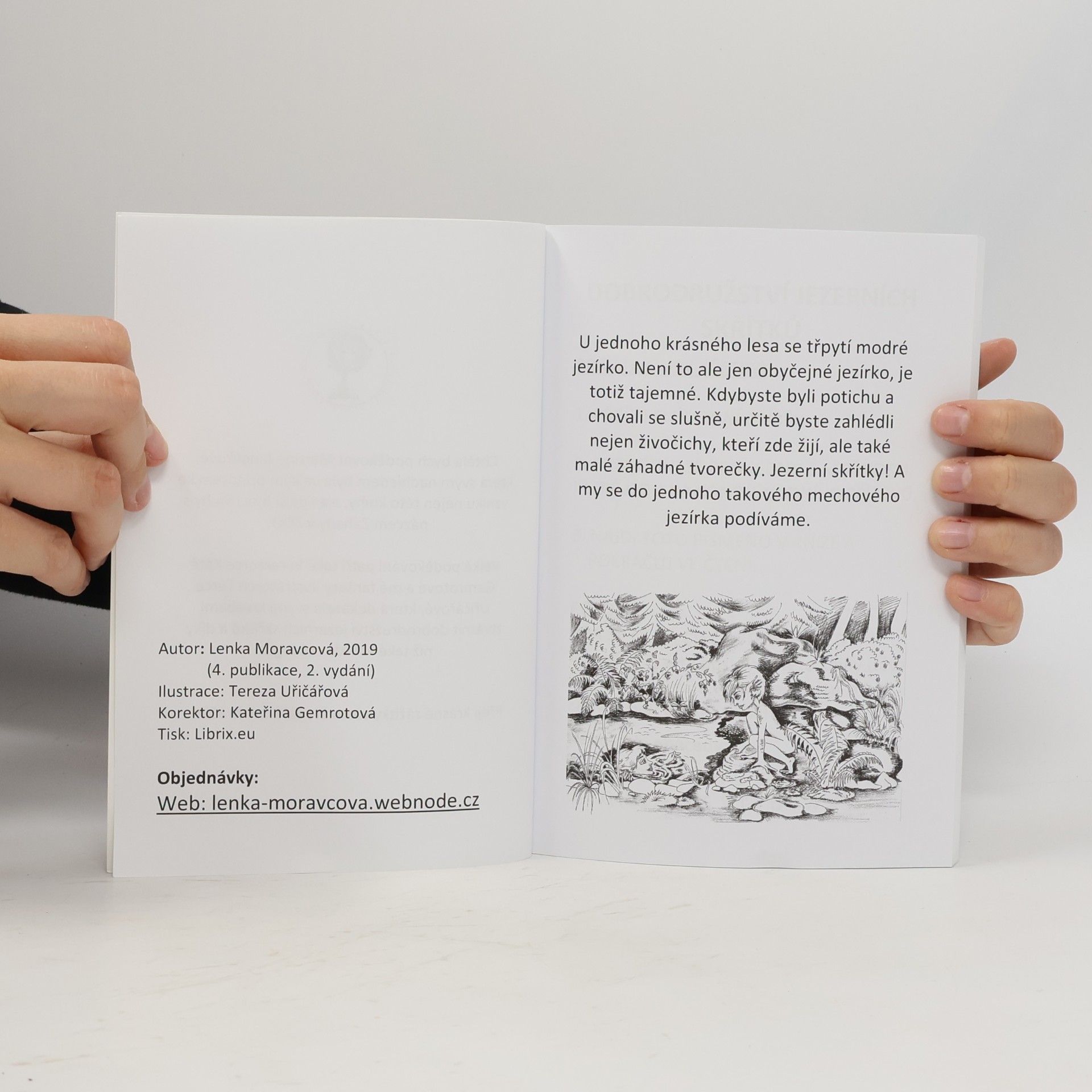 Lenka Moravcová Gamebook: Dobrodružství jezerních skřítků