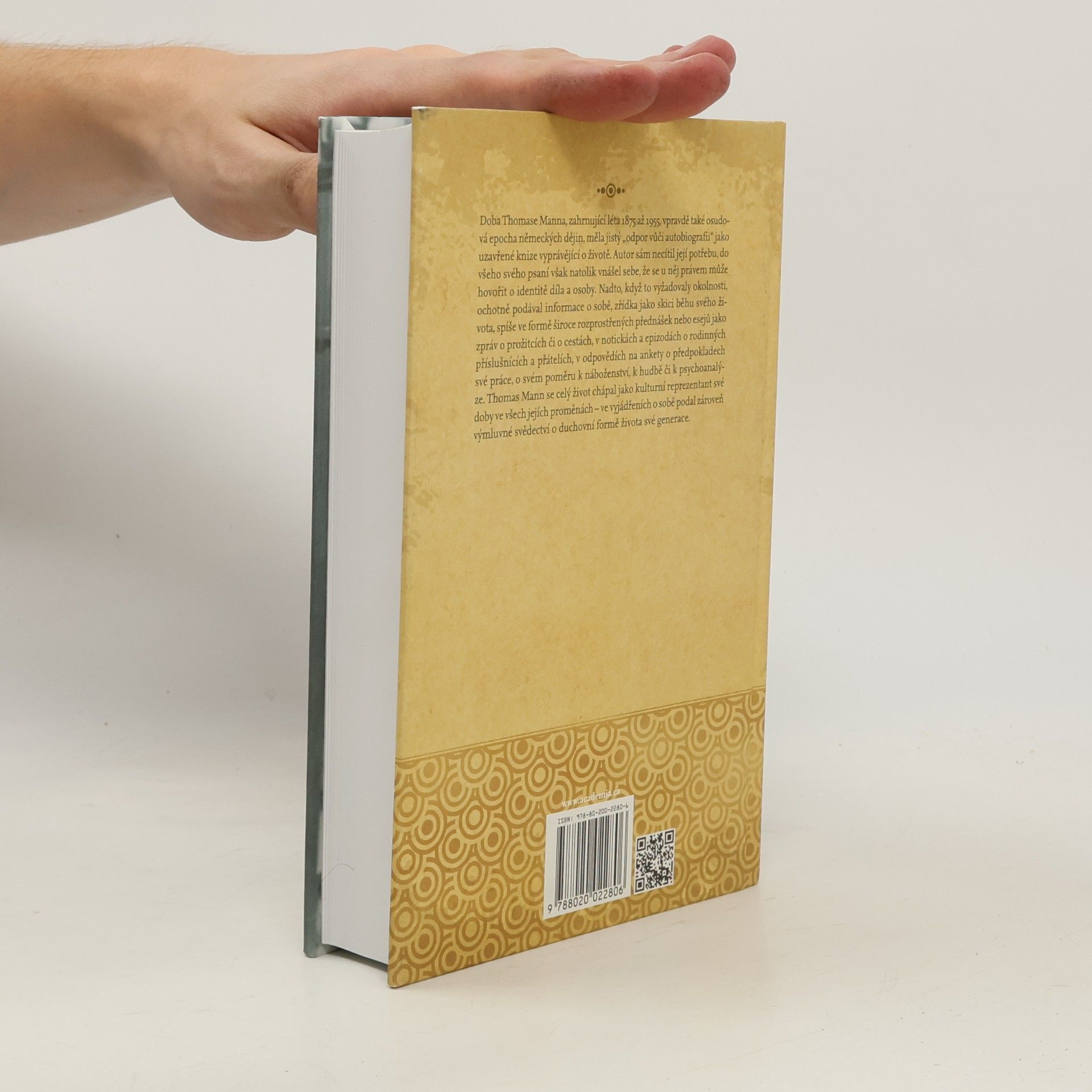 Thomas Mann O sobě : autobiografické spisy