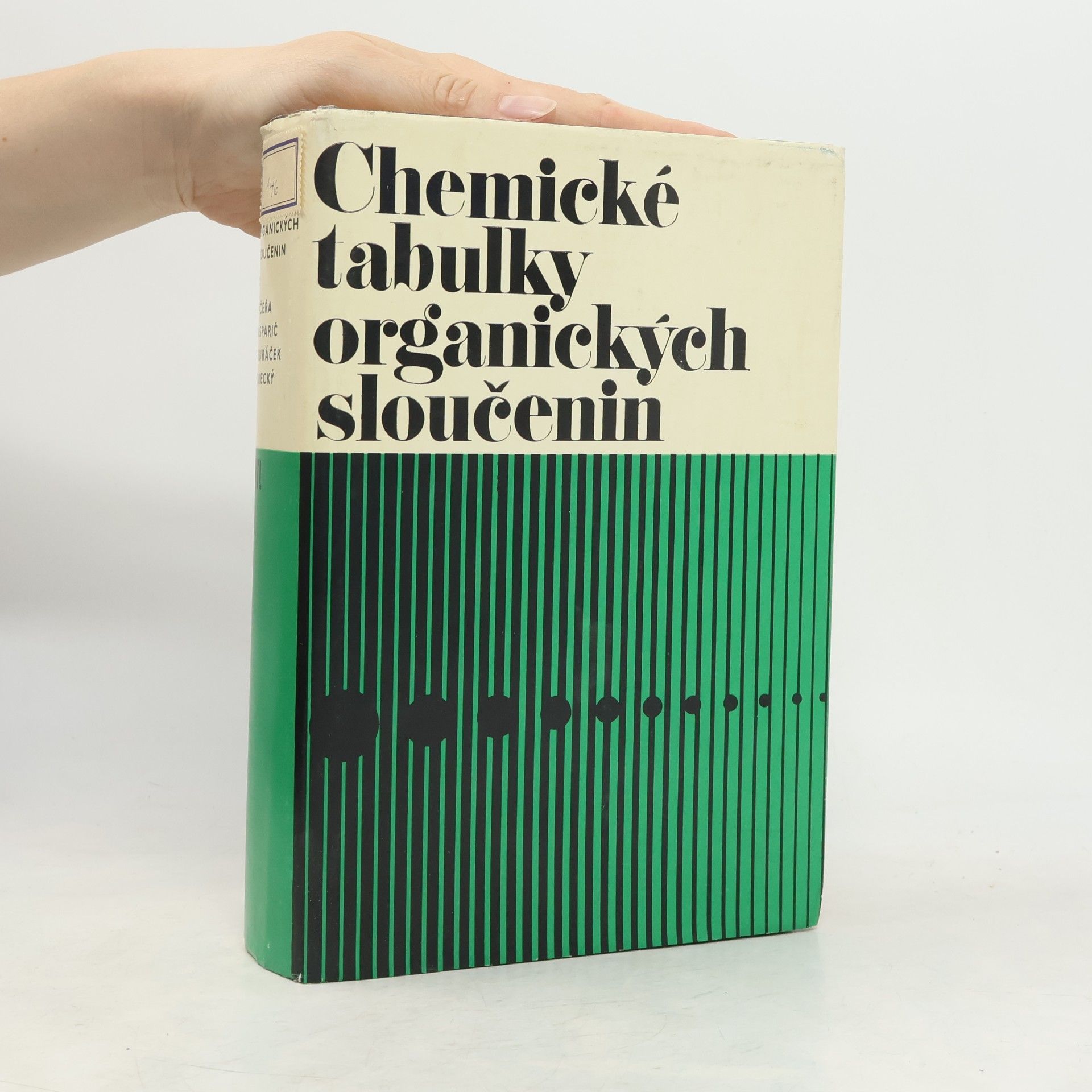 Miroslav Večeřa Chemické tabulky organických sloučenin