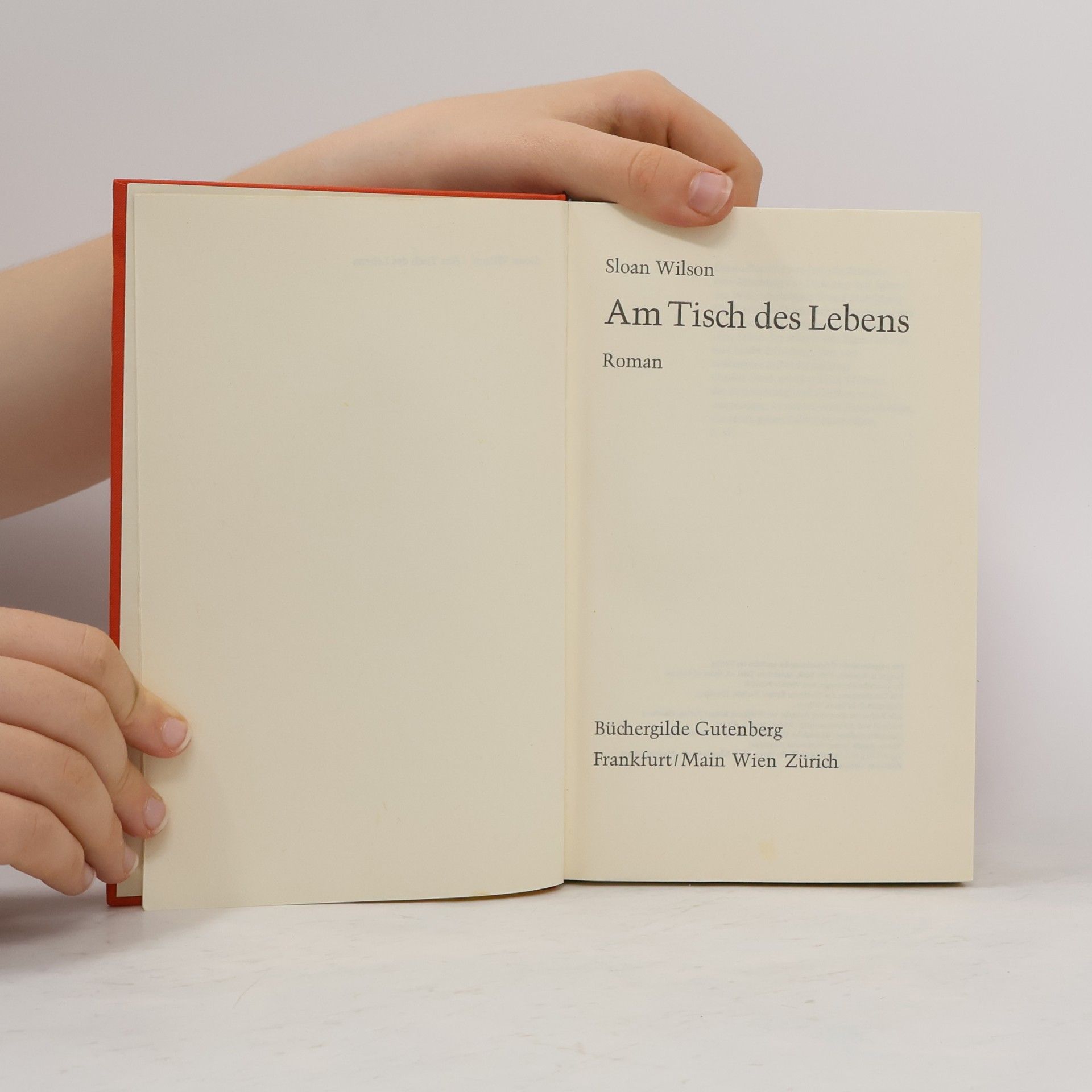Sloan Wilson Am Tisch de Lebens