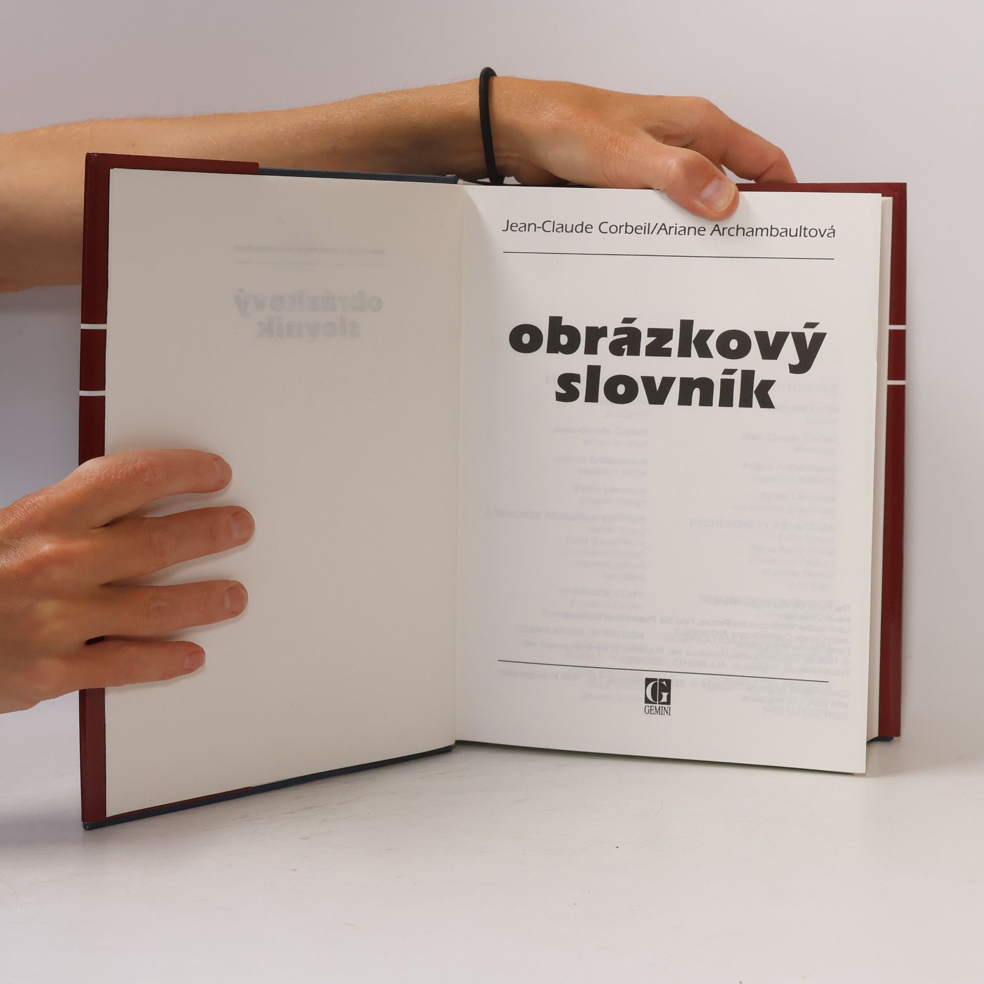 Jean-Claude Corbeil Velký obrázkový slovník: Anglický a francouzský