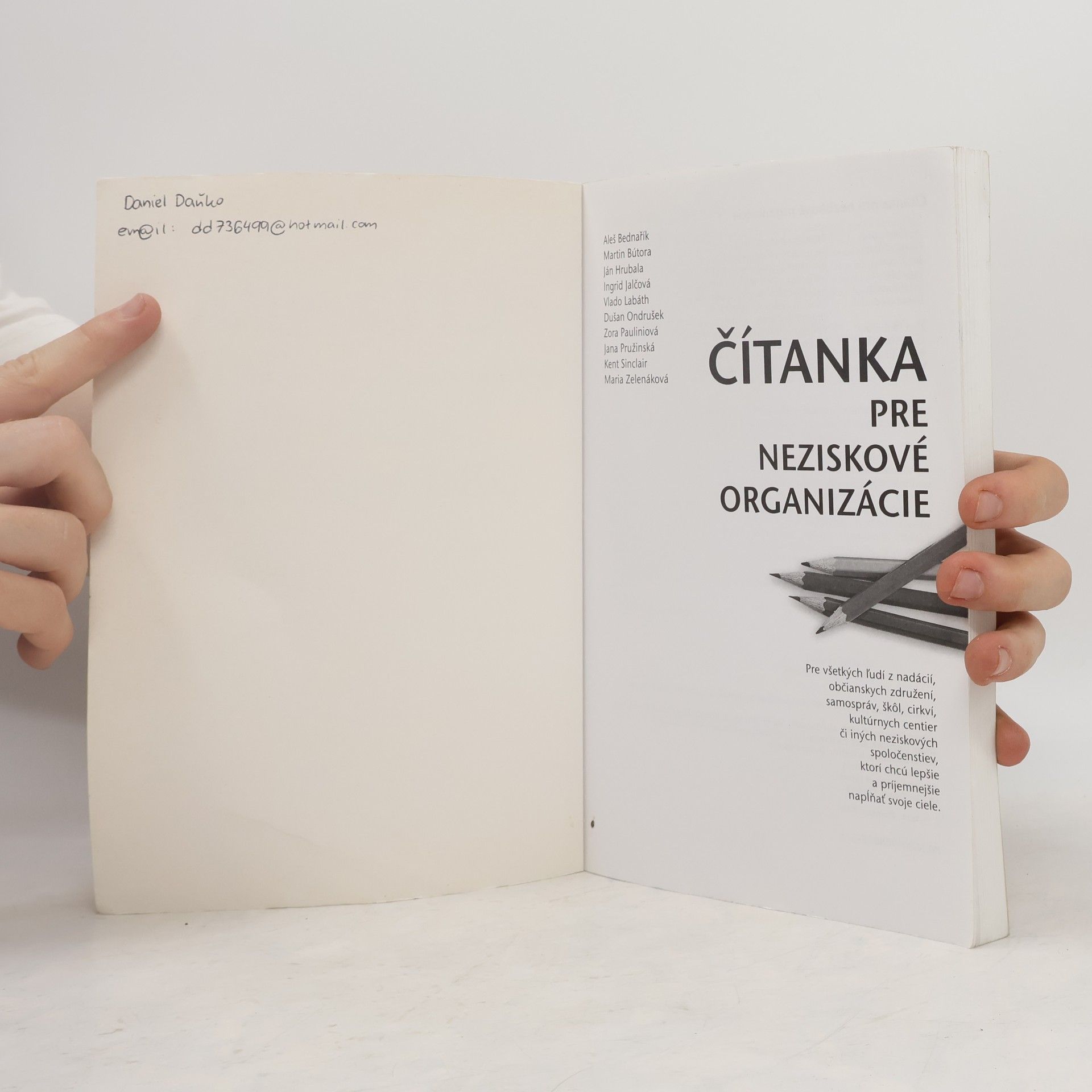 Aleš Bednařík Čítanka pre neziskové organizácie