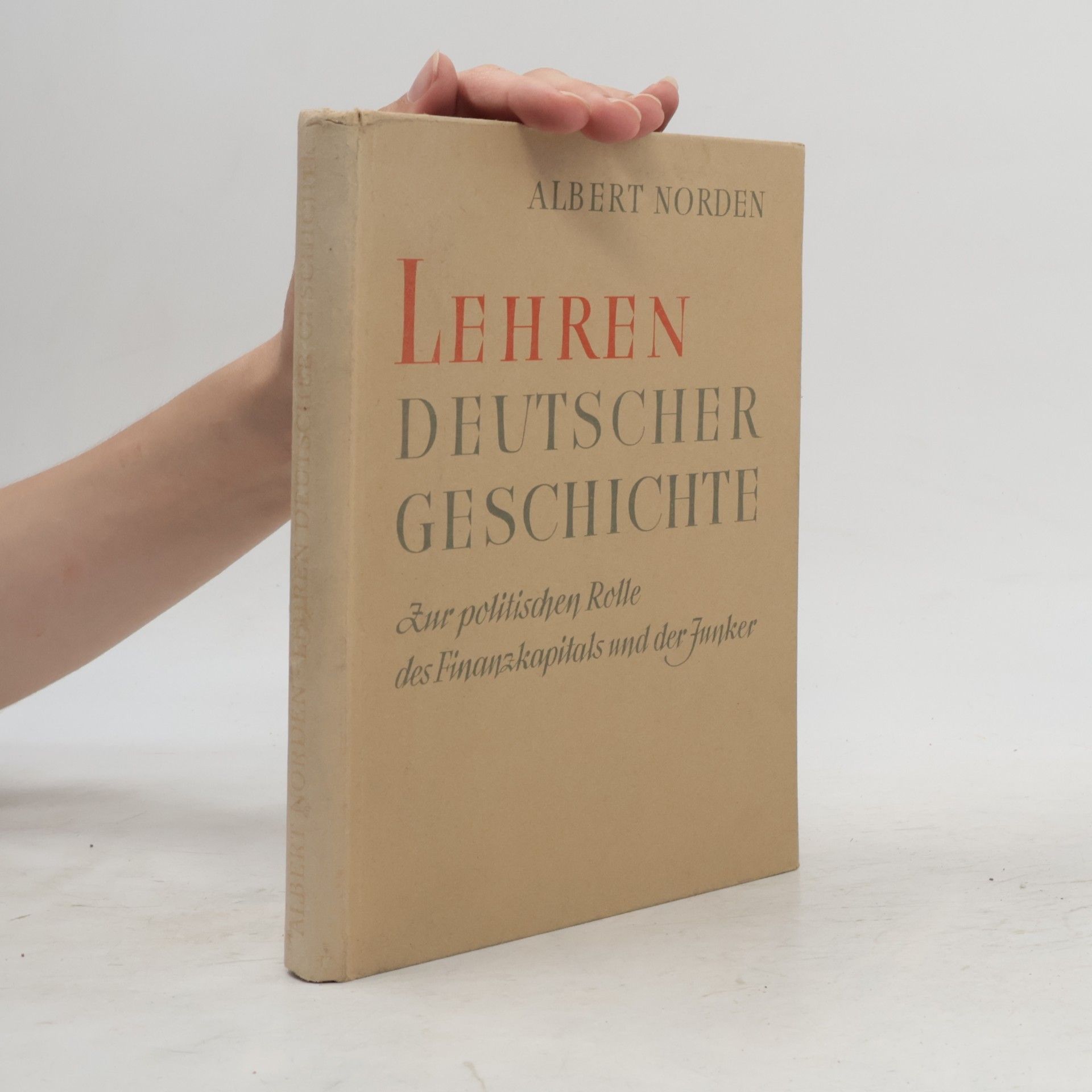Norden Albert Lehren deutscher Geschichte