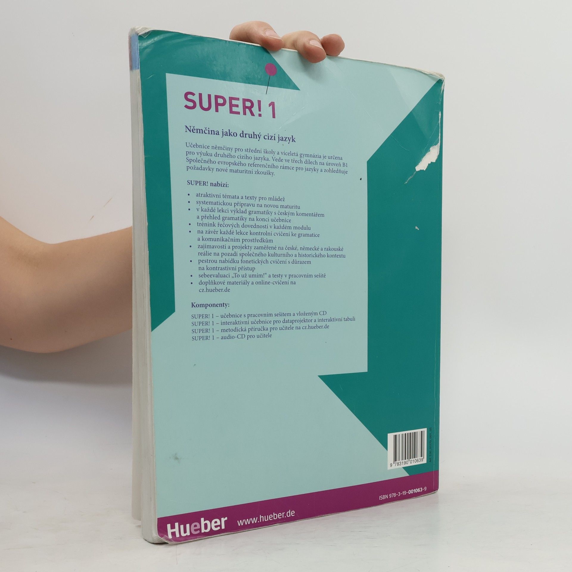Various authors Super! 1 : němčina jako druhý cizí jazyk : učebnice a pracovní sešit