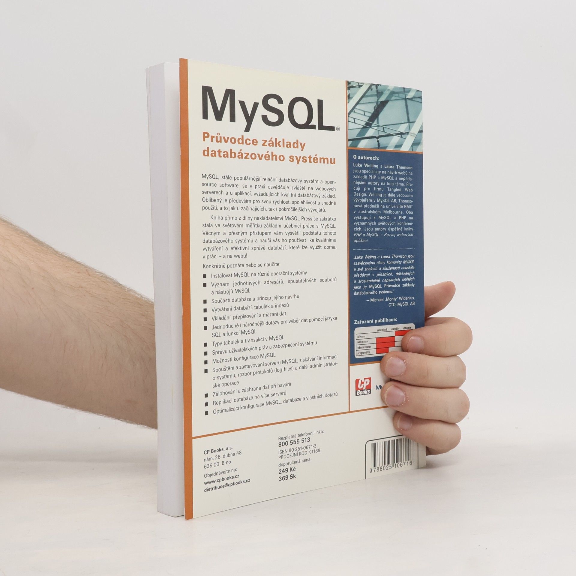 Luke Welling MySQL: Průvodce základy databázového systému
