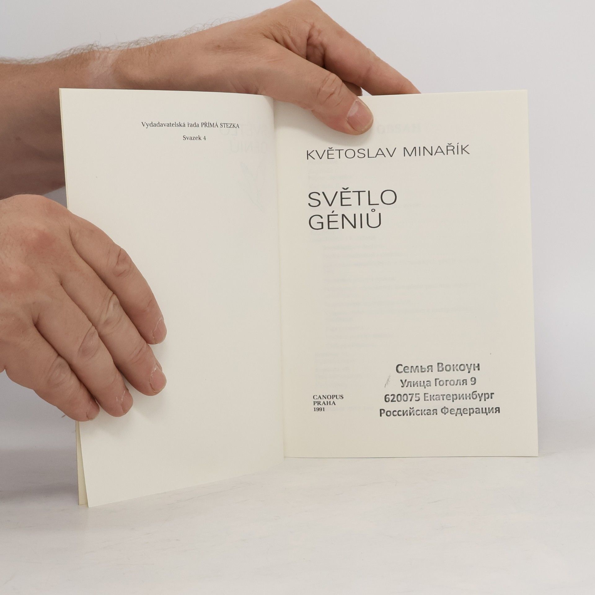 Květoslav Minařík Světlo géniů