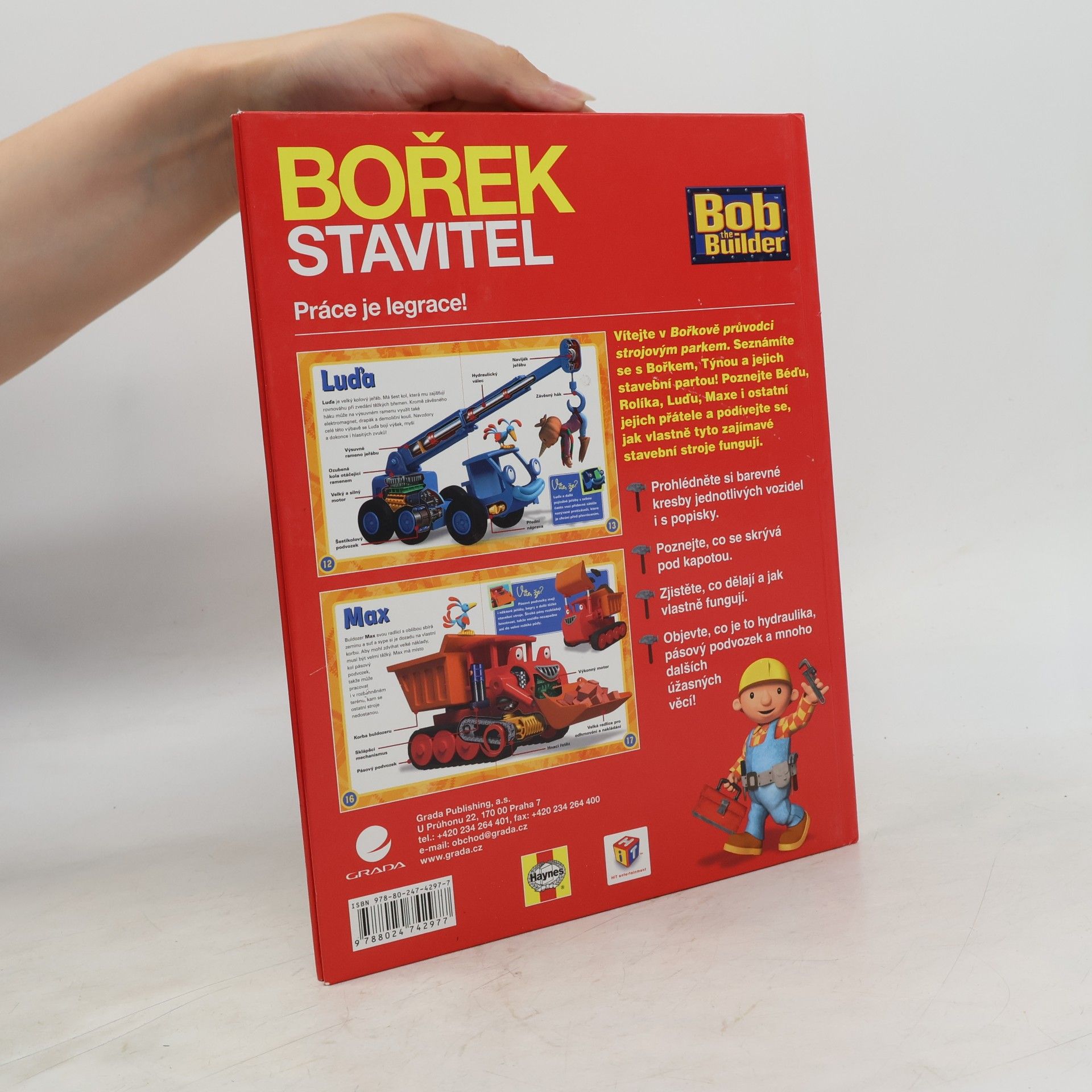 Derek Smith Bořek stavitel: Práce je legrace! Průvodce strojovým parkem
