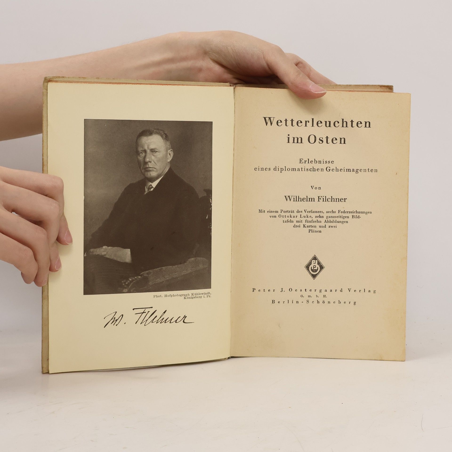 Wilhelm Filchner Wetterleuchten im Osten
