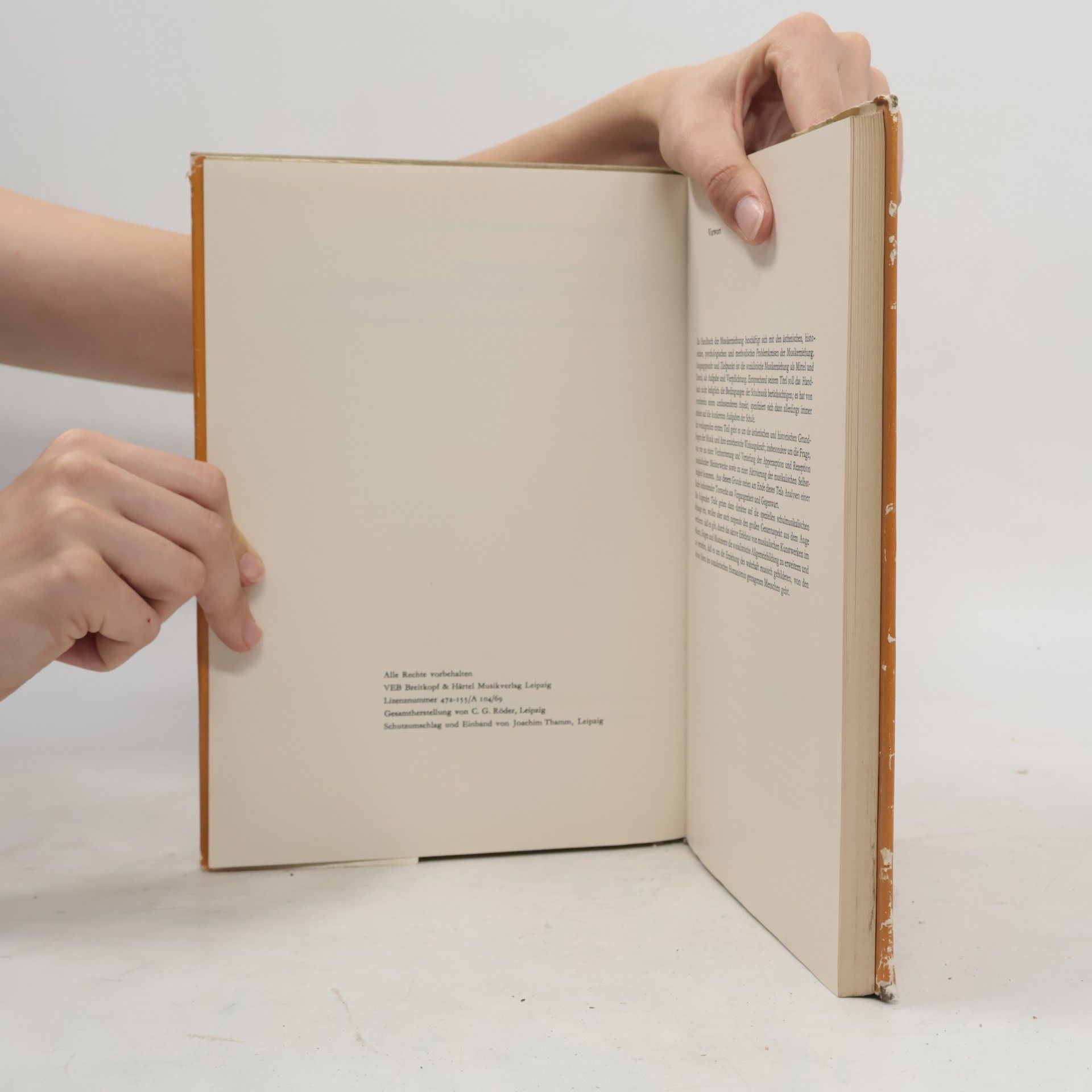 Walter Siegmund Schultze Handbuch der Musikerziehung I.