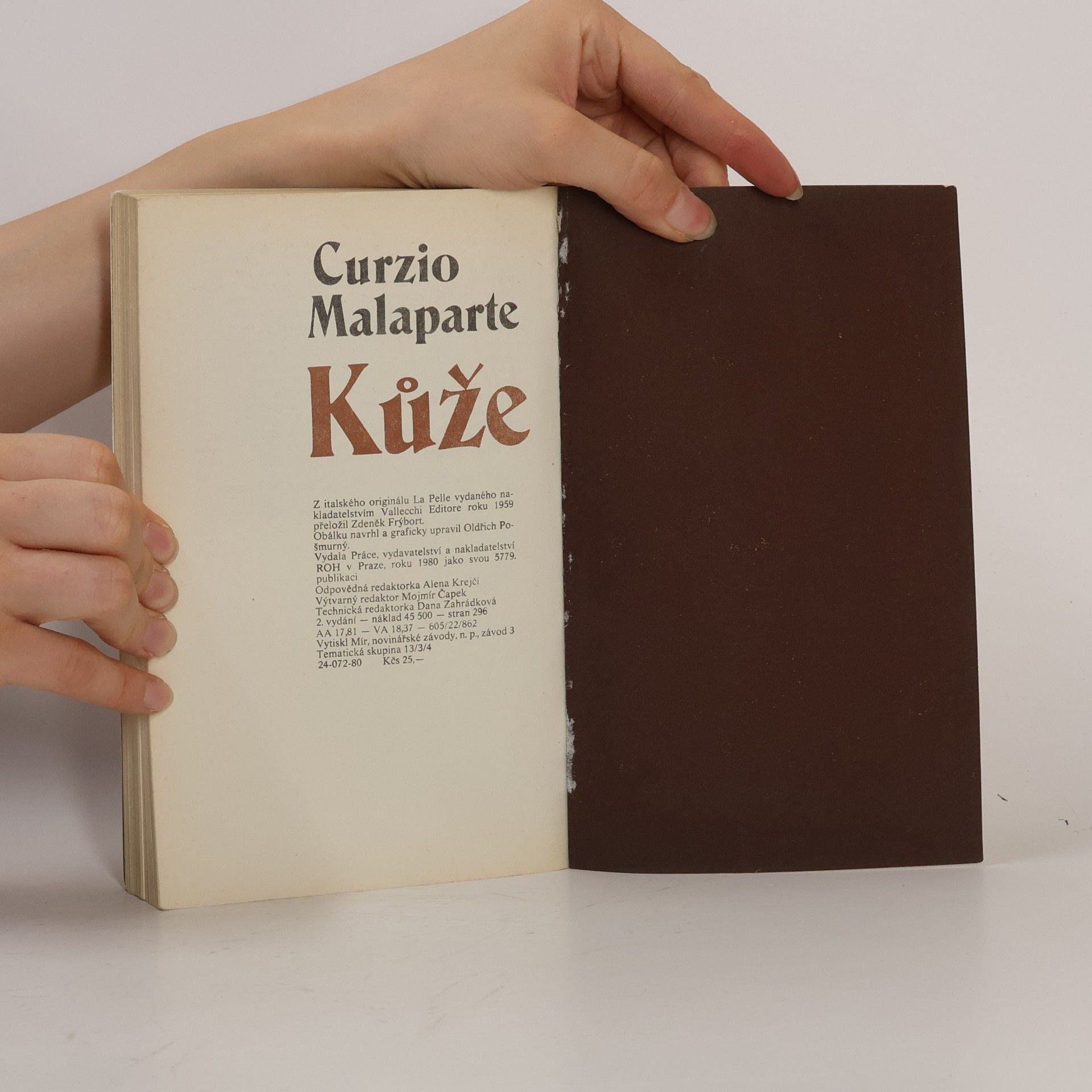 Curzio Malaparte Kůže