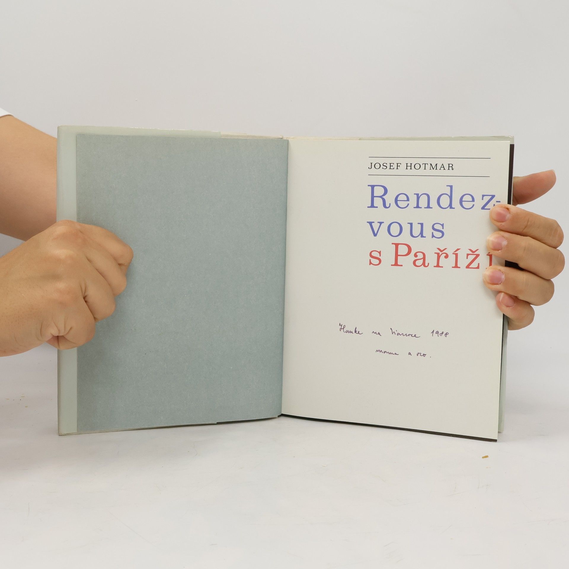 Josef Hotmar Rendez-vous s Paříží