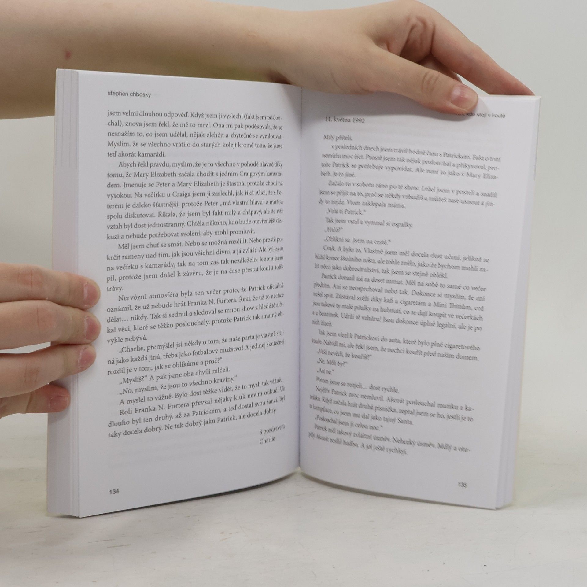 Stephen Chbosky Ten, kdo stojí v koutě