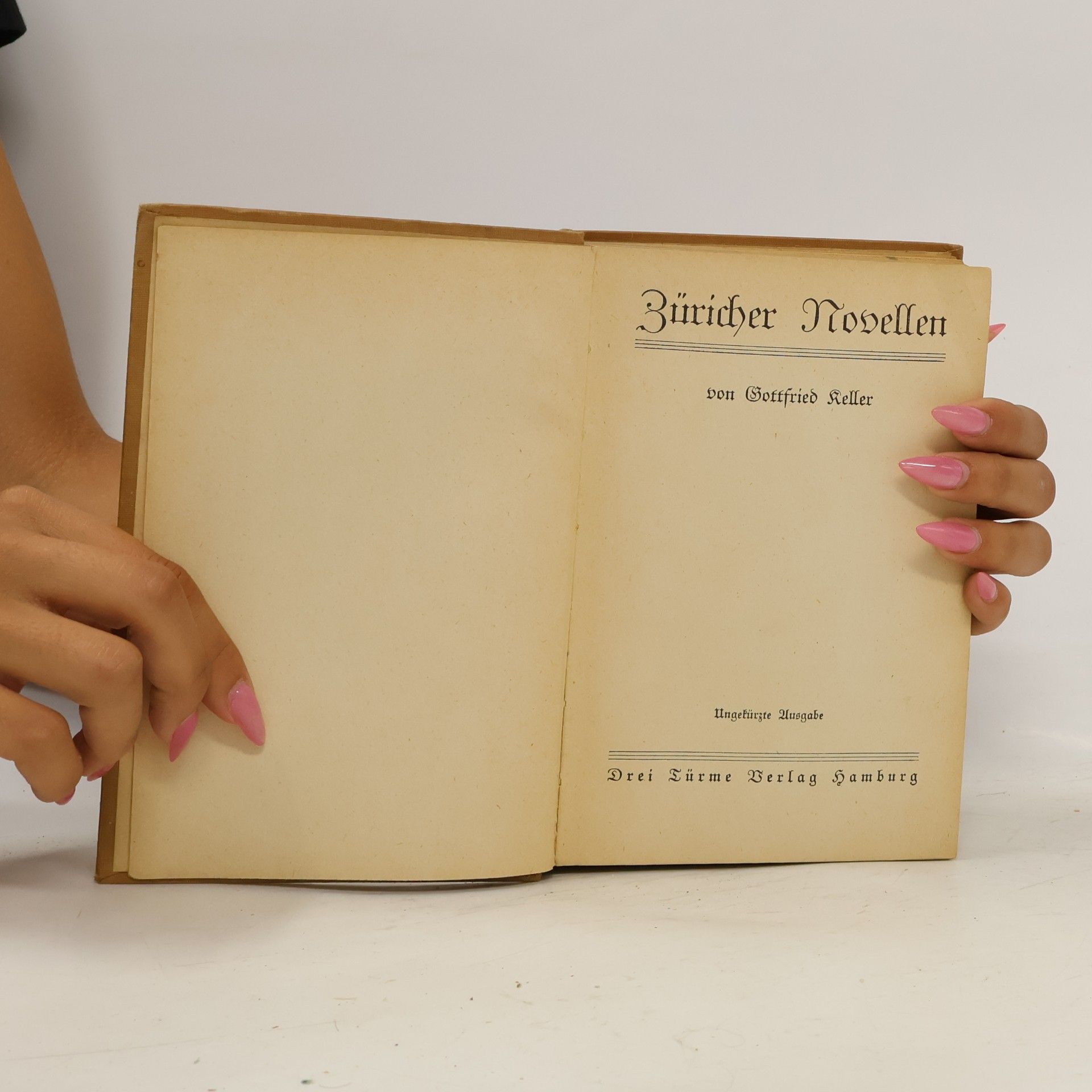 Gottfried Keller Züricher Novellen
