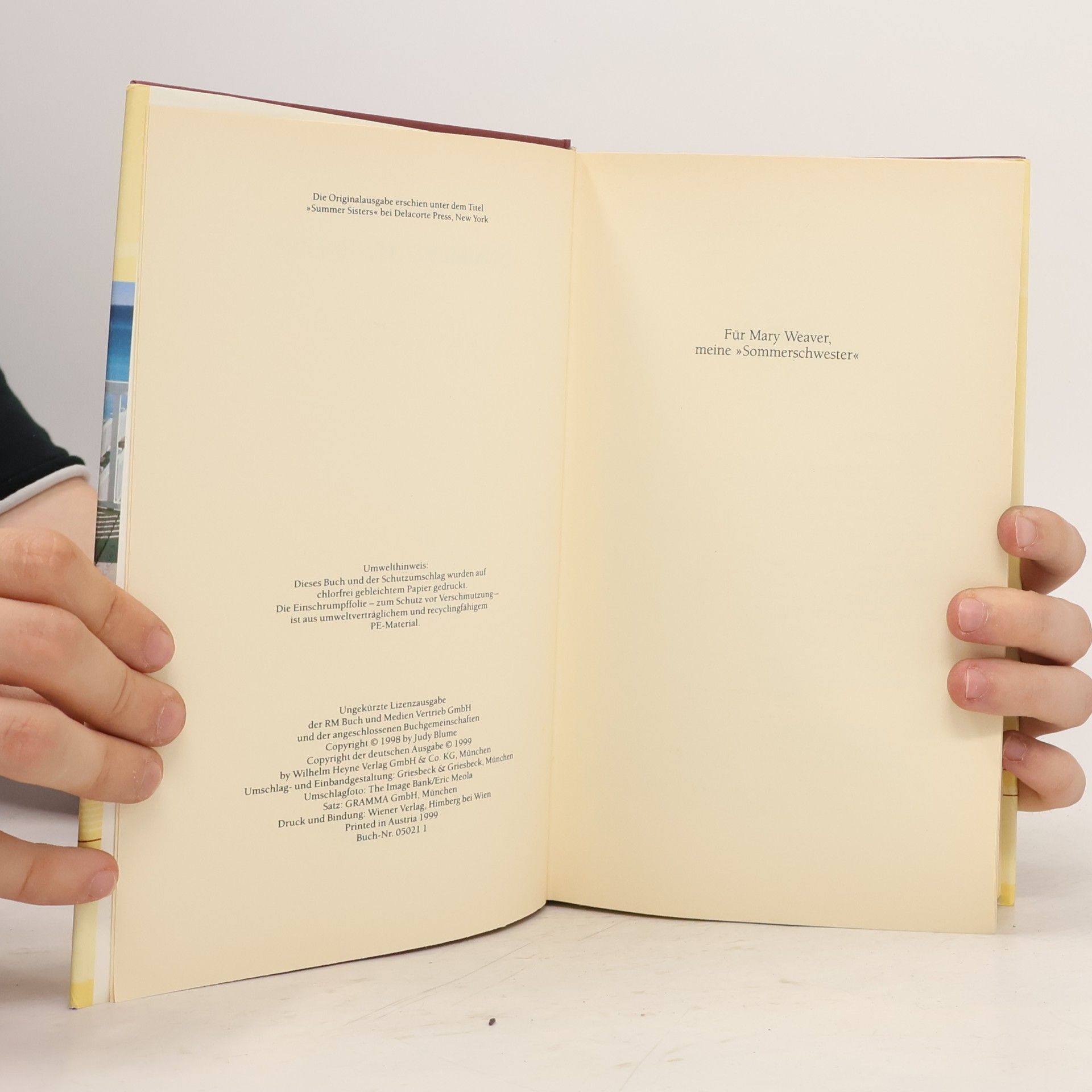 Judy Blume Sommerschwestern