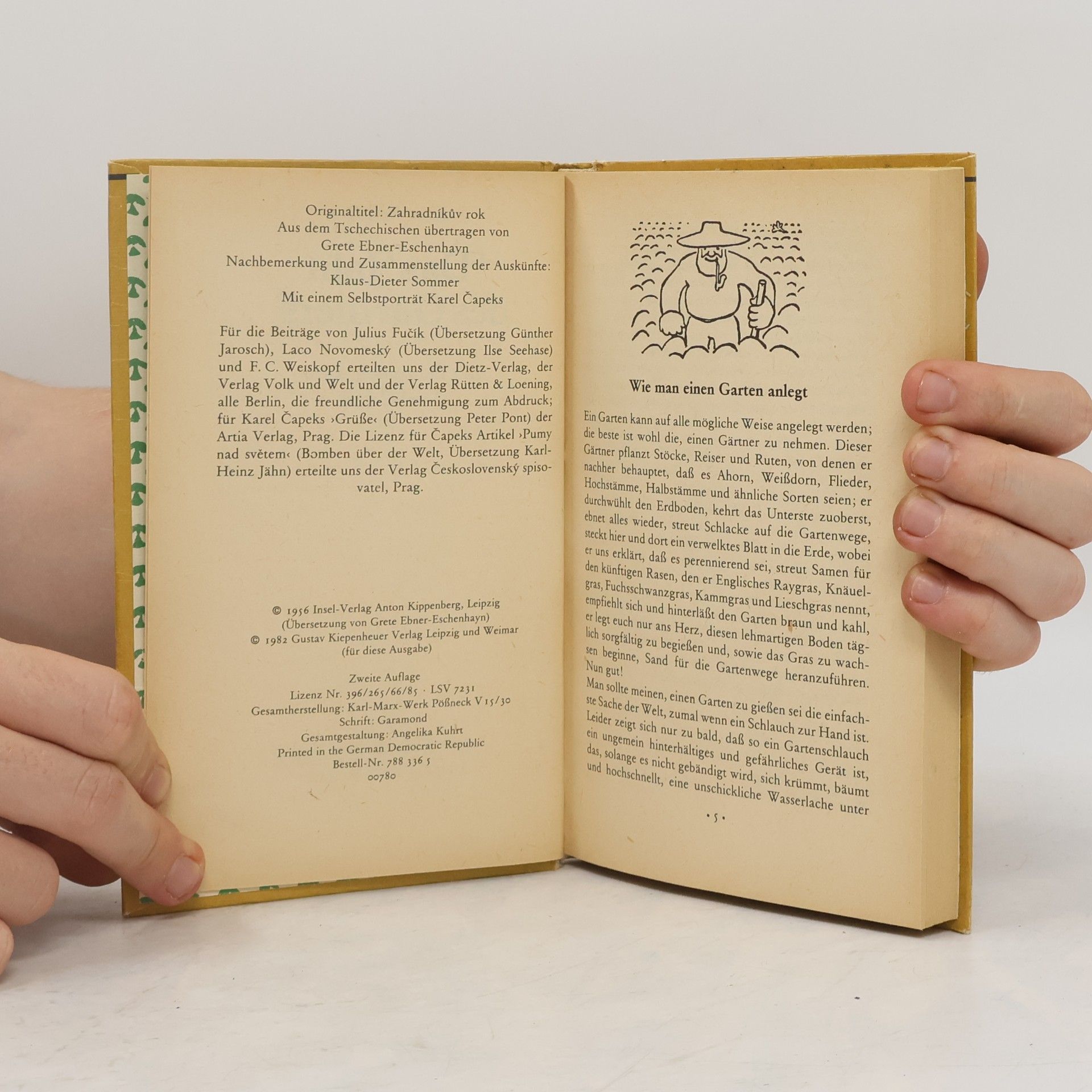 Karel Čapek Das Jahr des Gärtners