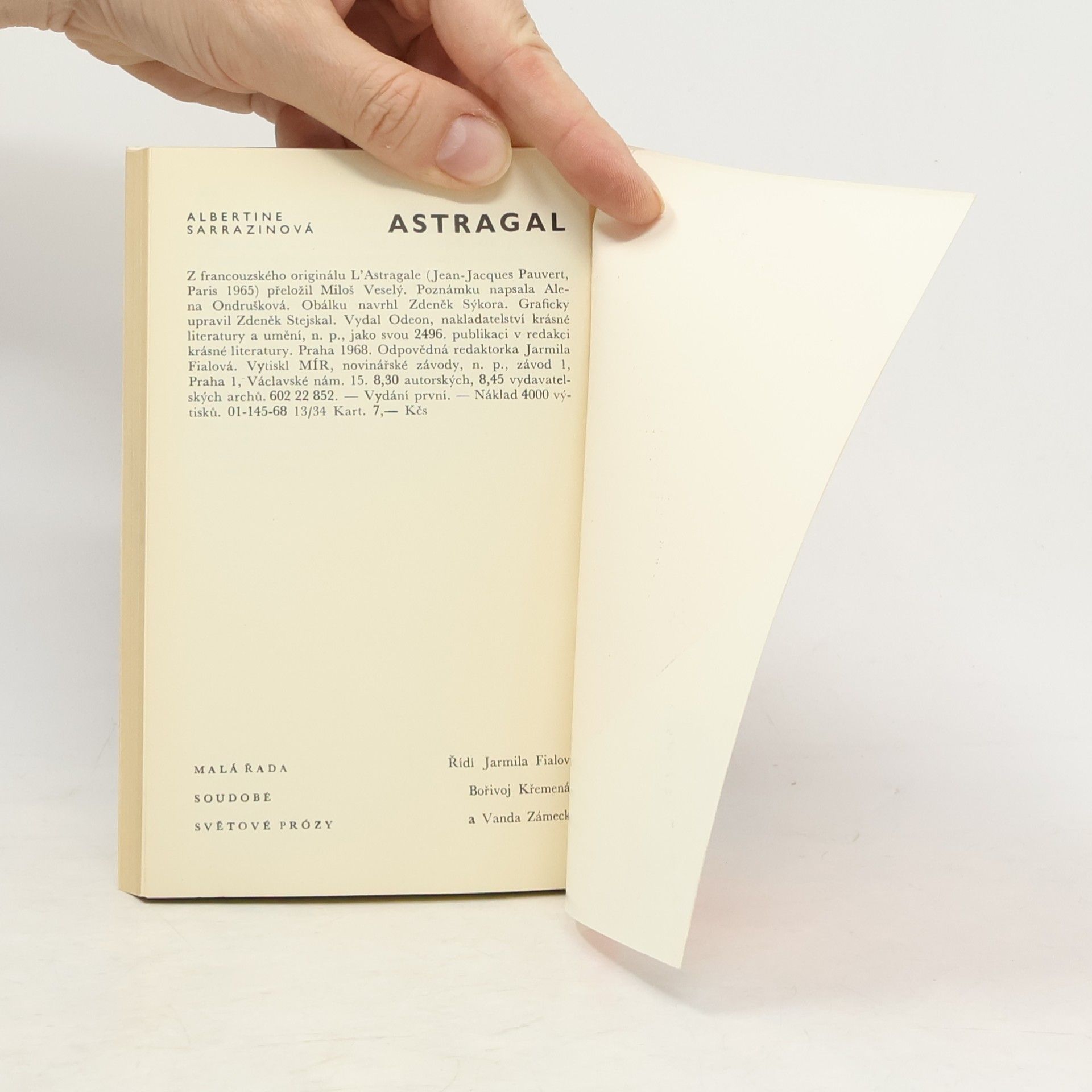 Albertine Sarrazin Astragal