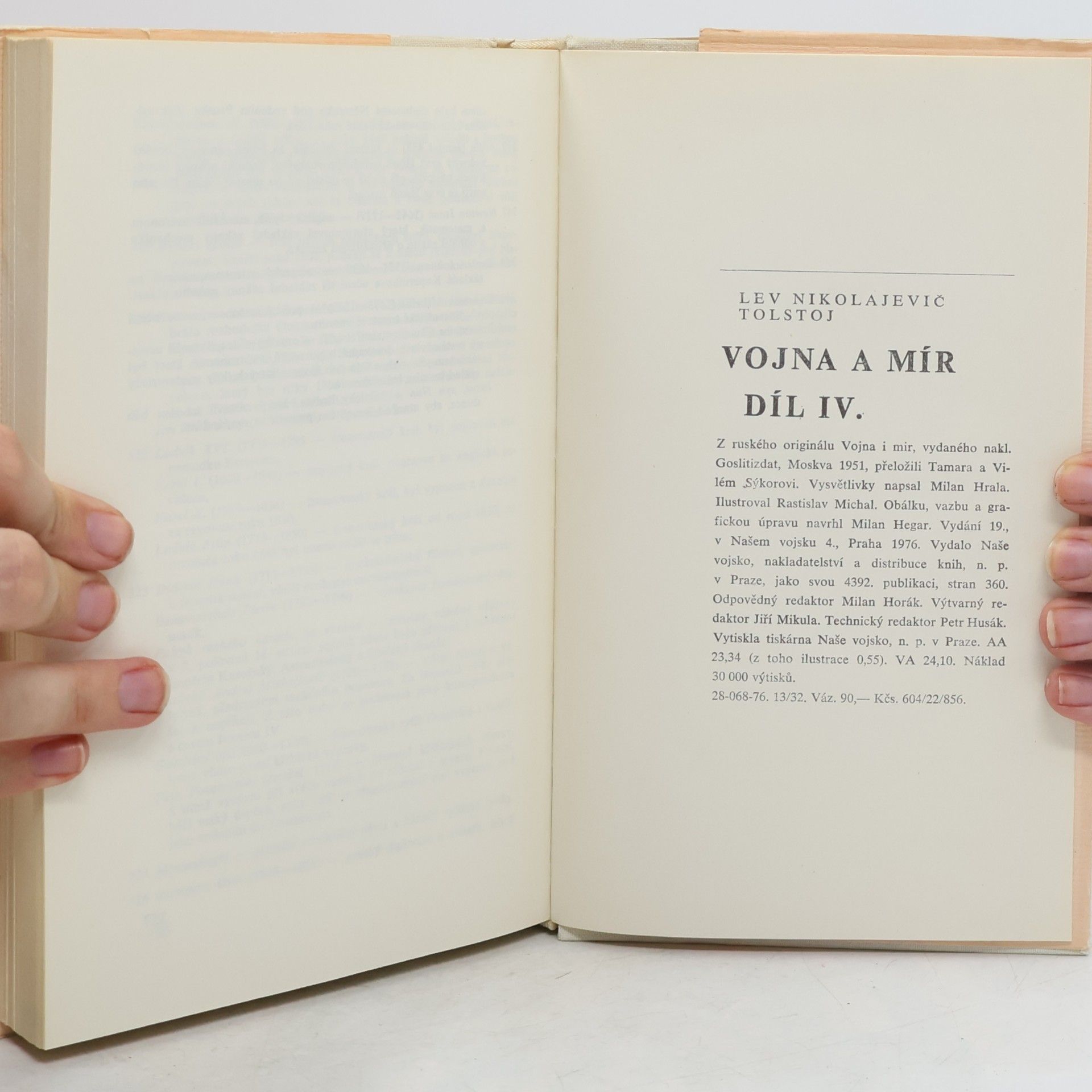 Lew Nikolajewitsch Tolstoi Vojna a mír IV.