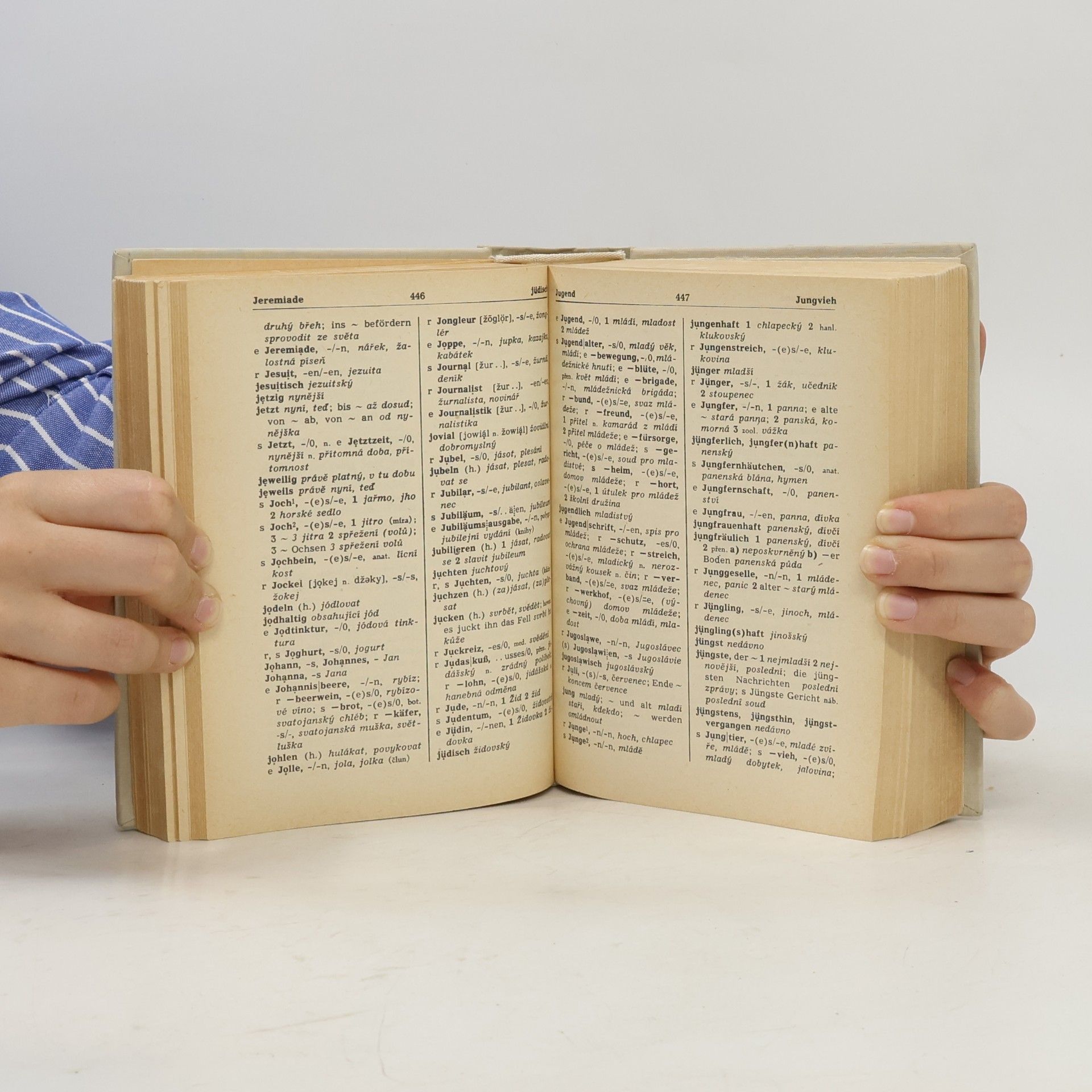 Various authors Německo-český, česko-německý slovník. Část německo-česká