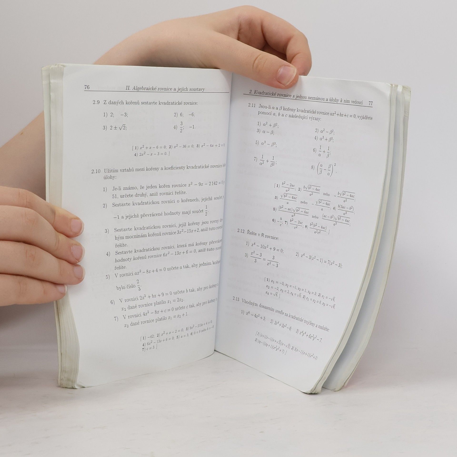 František Janeček Sbírka úloh z matematiky pro střední školy
