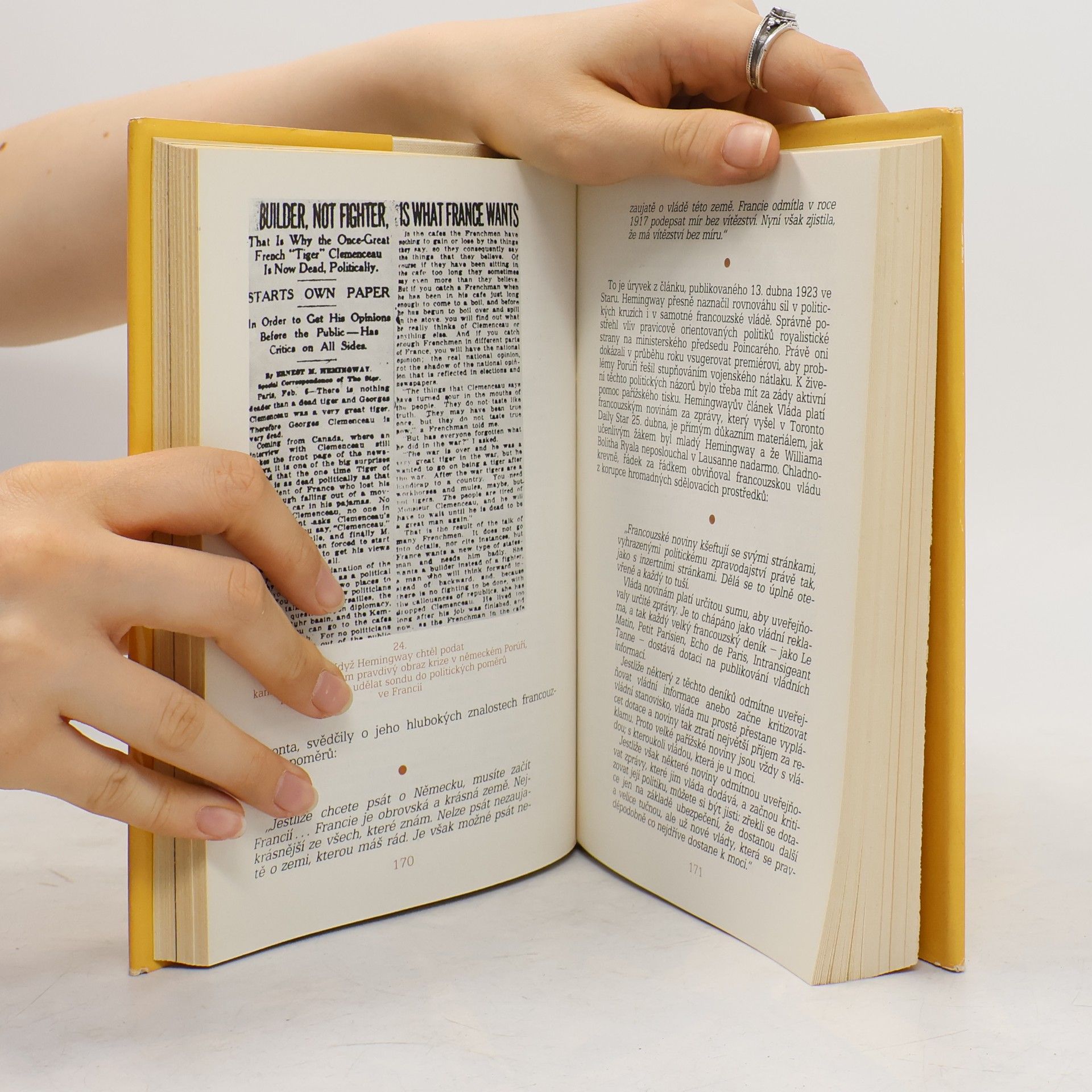 Drahoslav Machala To pravé místo. (Reportér Hemingway)