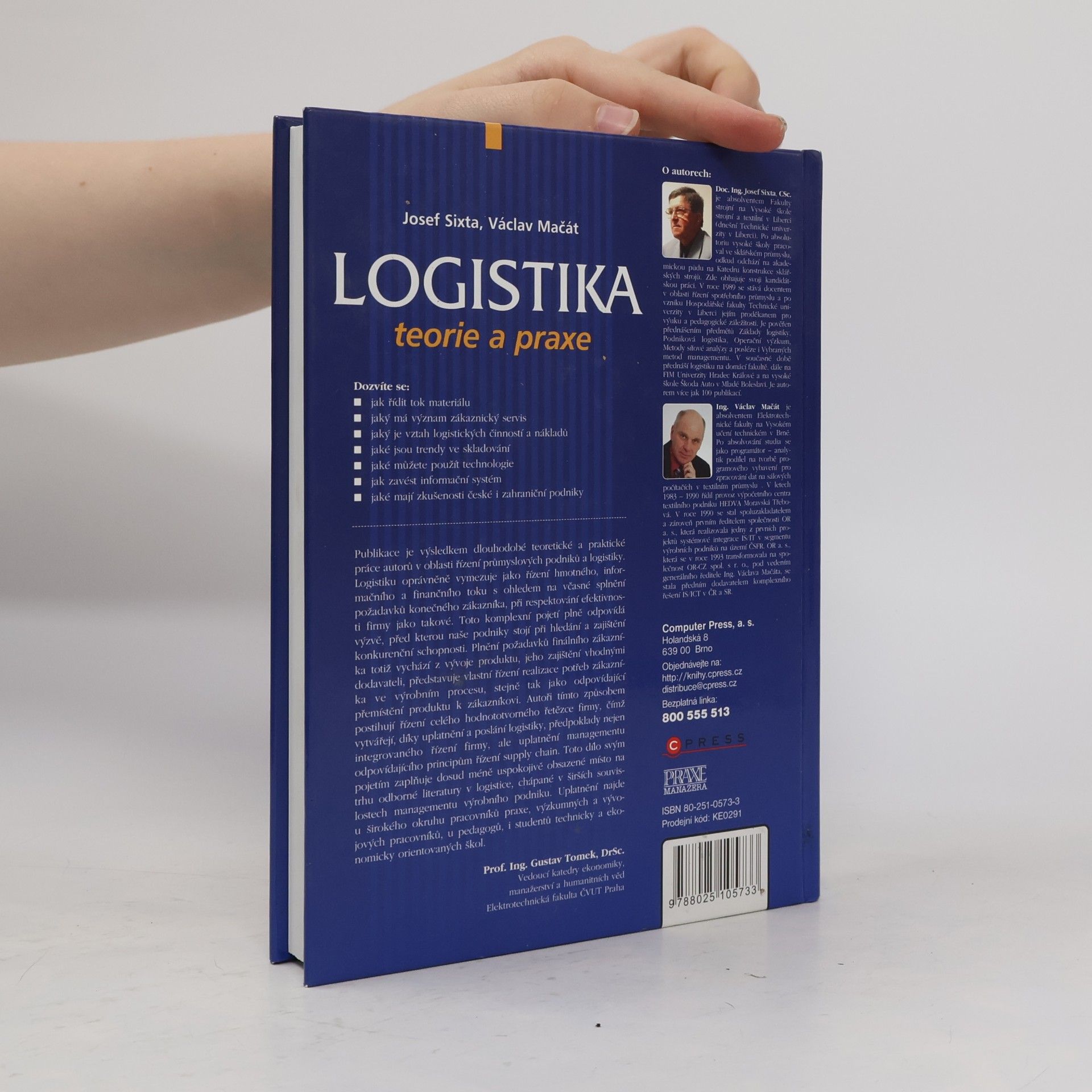 Josef Sixta Logistika: Teorie a praxe