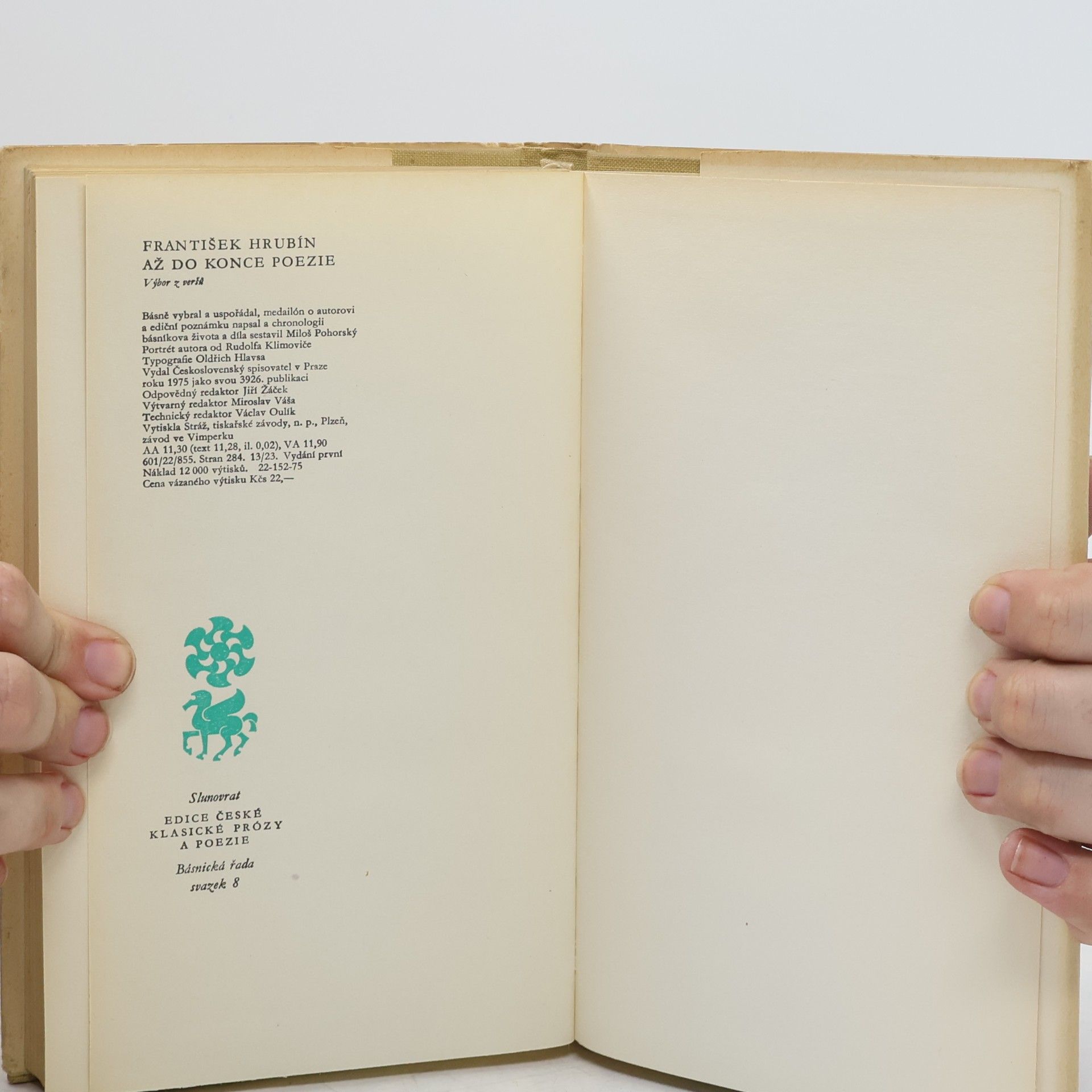 František Hrubín Až do konce poezie