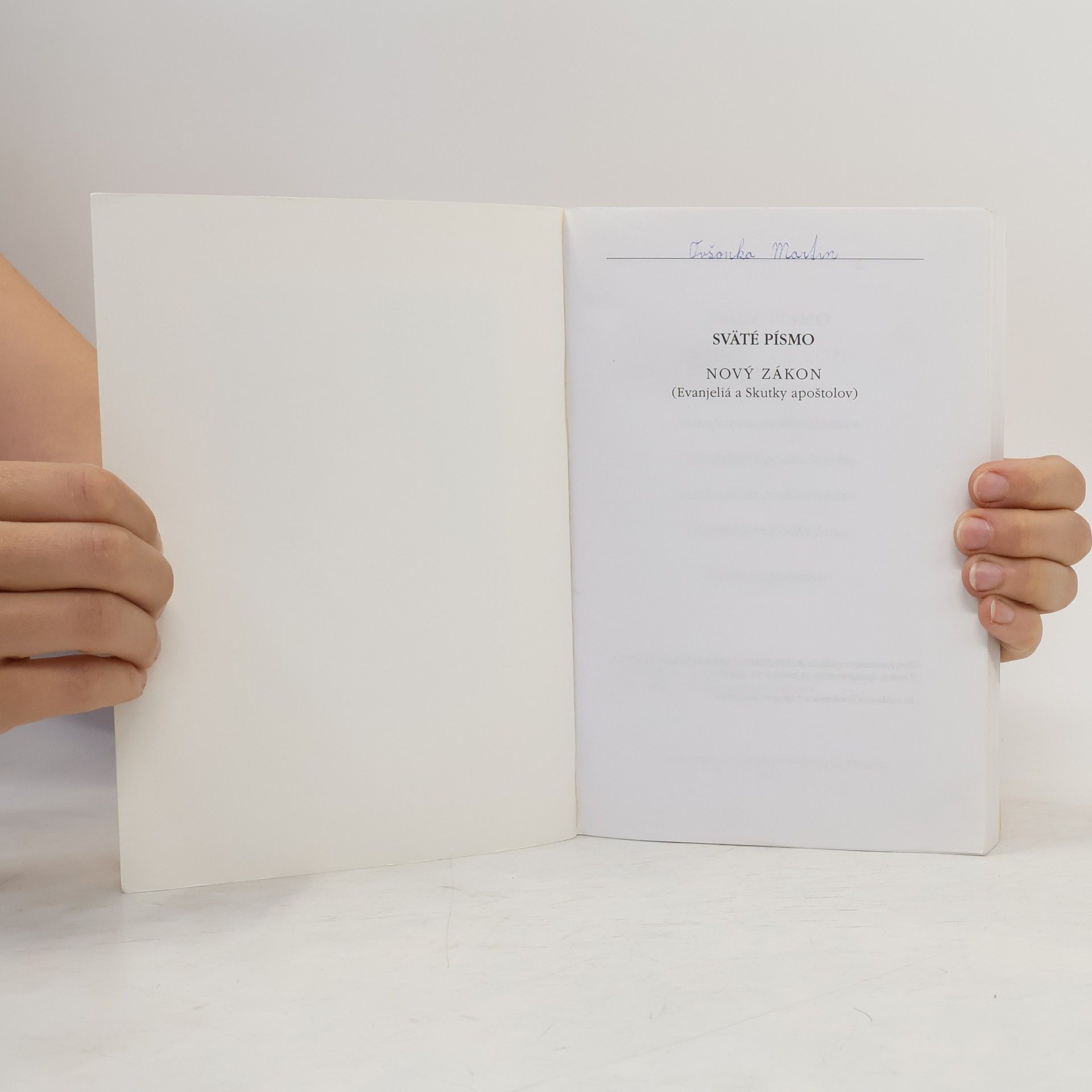 Collectif d'auteurs Sväté písmo: Nový zákon a skutky apoštolov