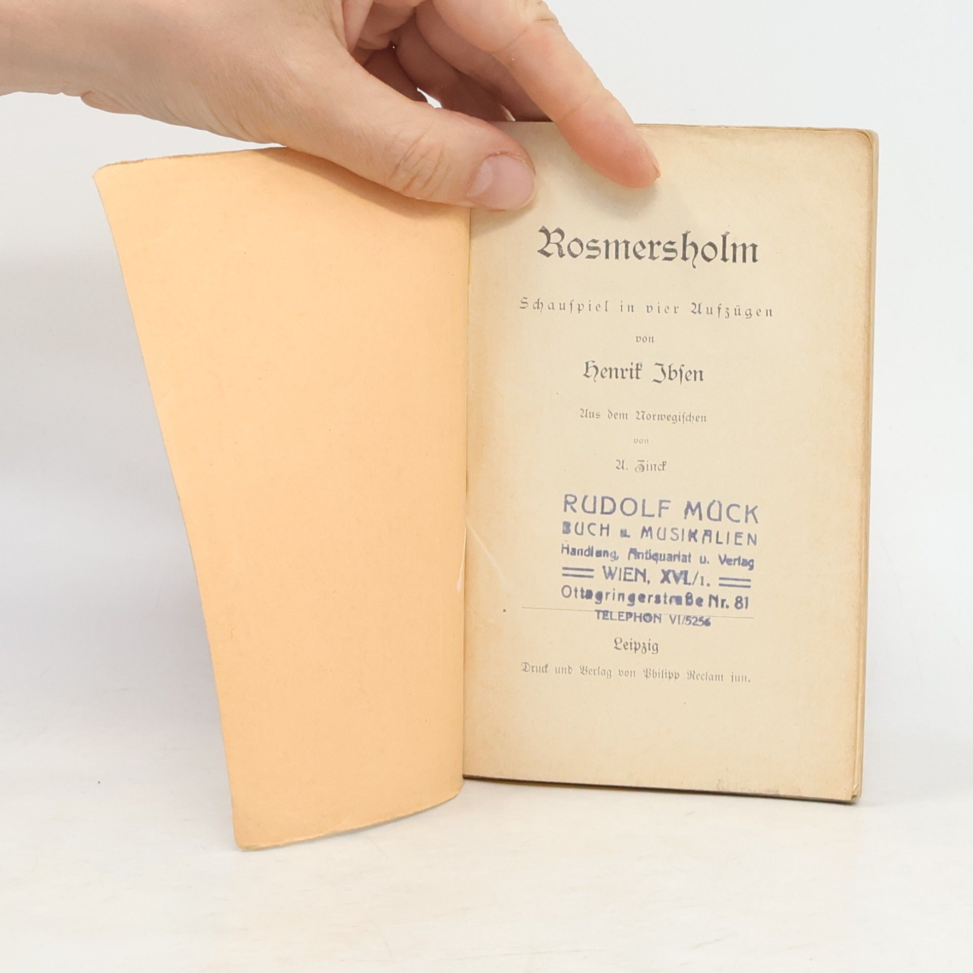 Henrik Ibsen Rosmersholm