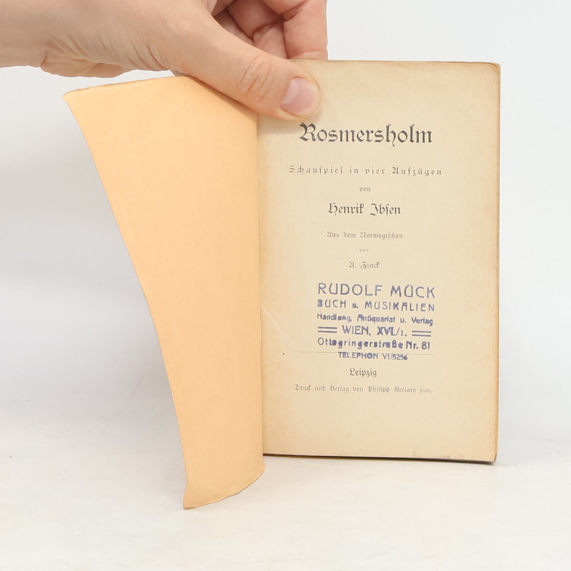Henrik Ibsen Rosmersholm